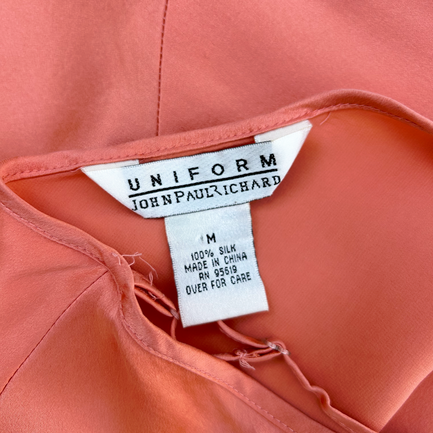 Vintage Silk Slip Top ‘’Uniform John Paul Richard’’