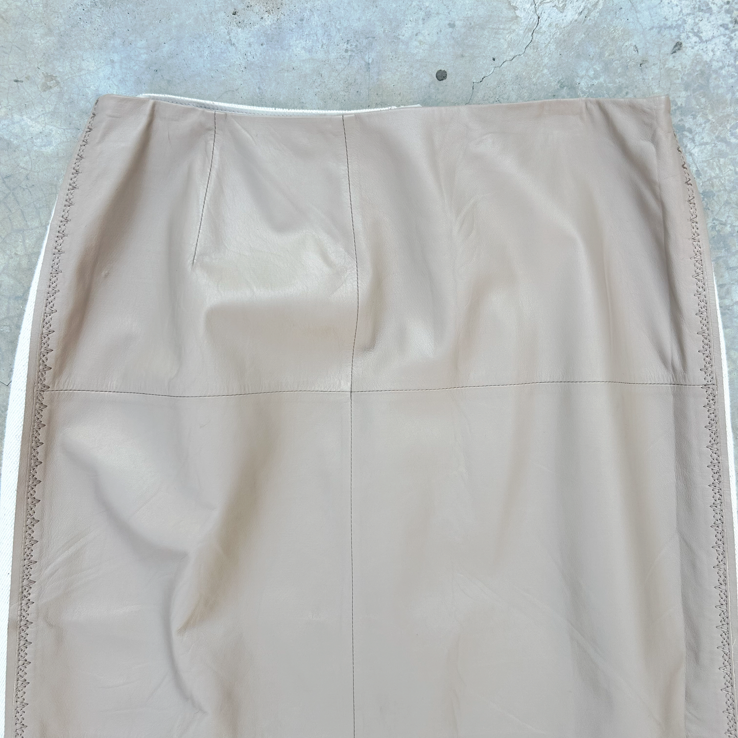 Vintage Leather Pencil Skirt ‘’Lafayette’’