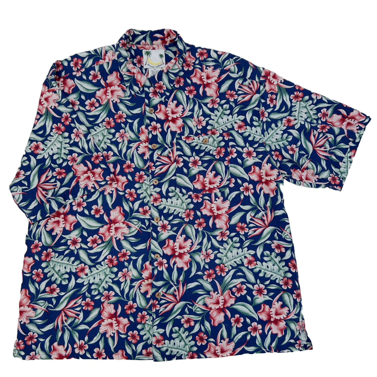 Vintage Silk Shirt ‘’Banana Cabana’’