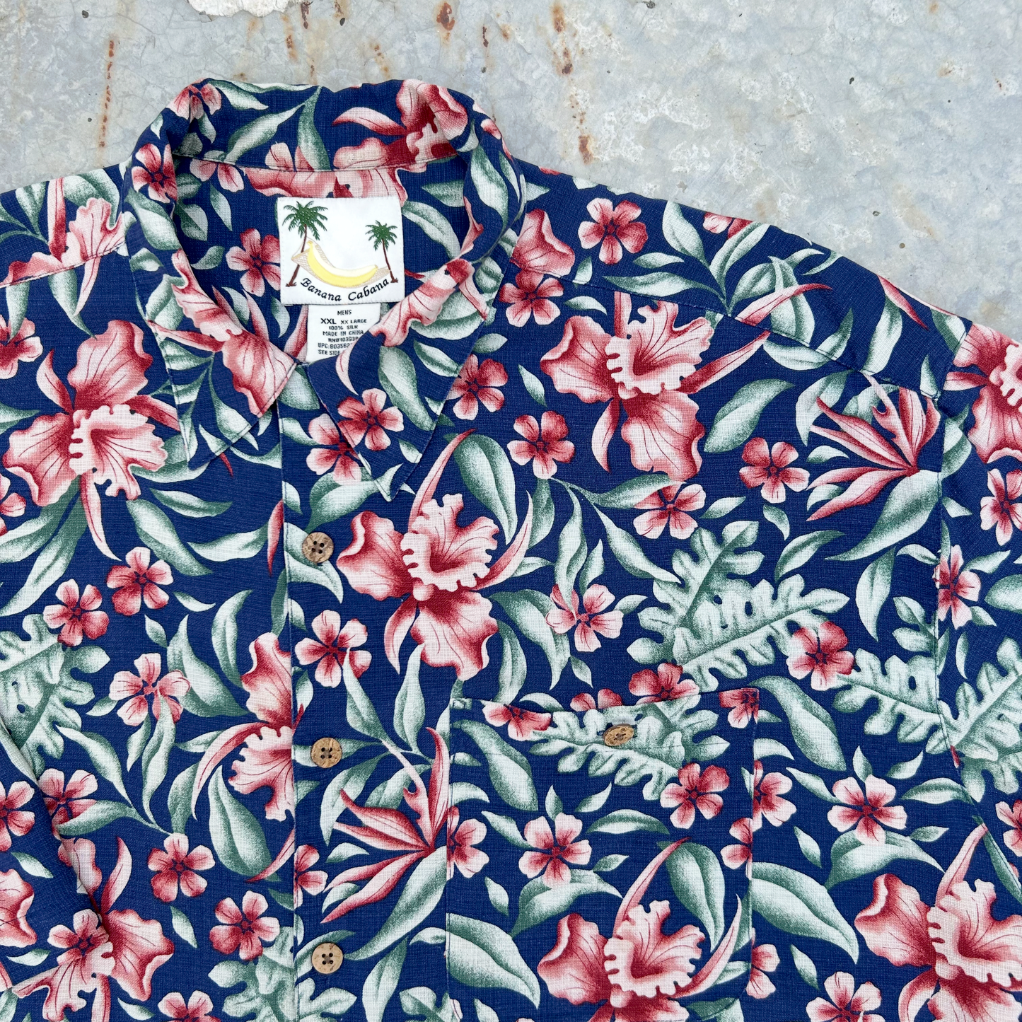 Vintage Silk Shirt ‘’Banana Cabana’’