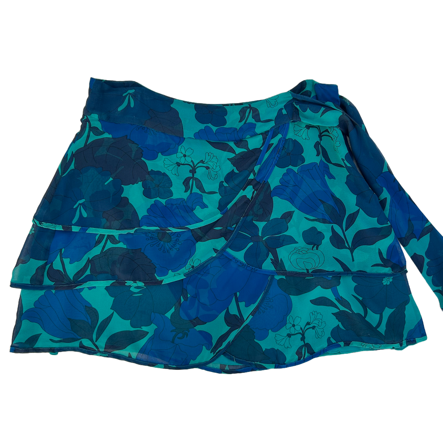 Vintage Tiered Silk Mini Skirt ‘’Lux’’