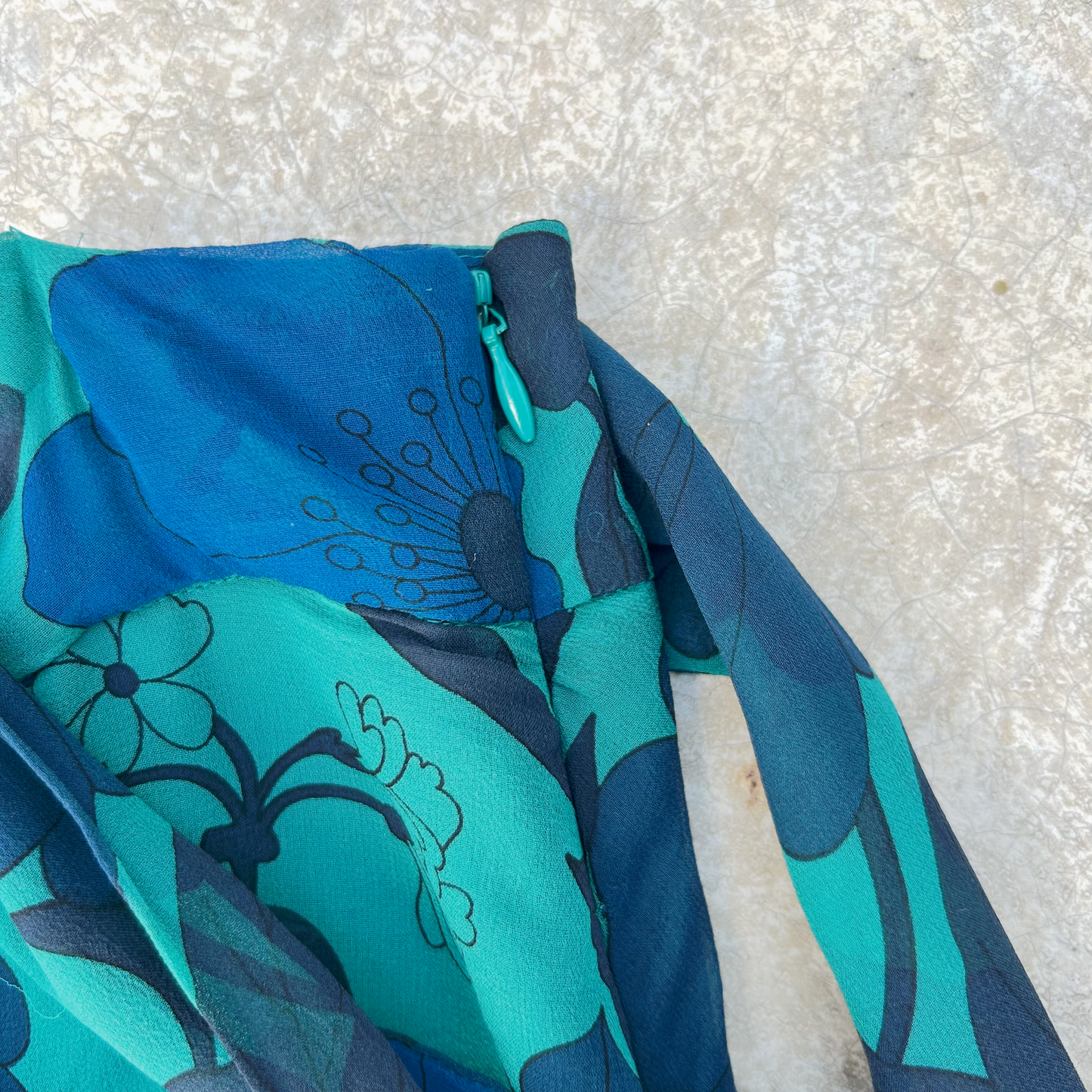 Vintage Tiered Silk Mini Skirt ‘’Lux’’