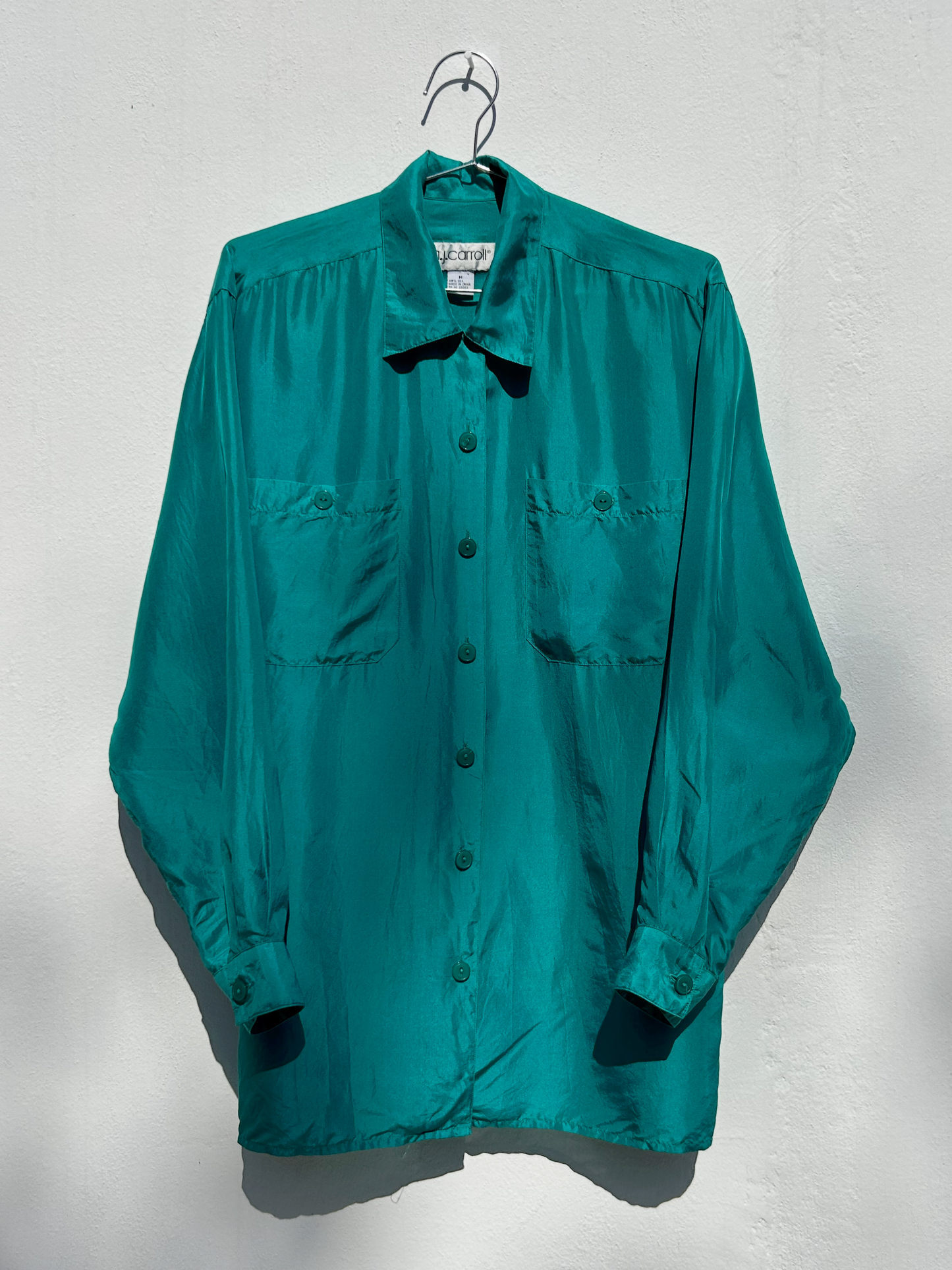 Vintage Silk Shirt ‘’M.J Carroll’’