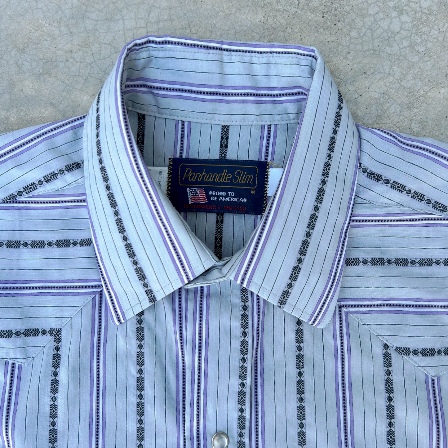 Vintage Western Cotton Blend Shirt ‘’Panhandle Slim’’
