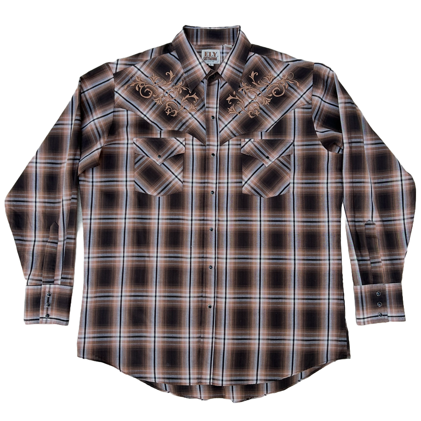 Vintage Western Cotton Blend Shirt ‘’Ely Cattleman’’