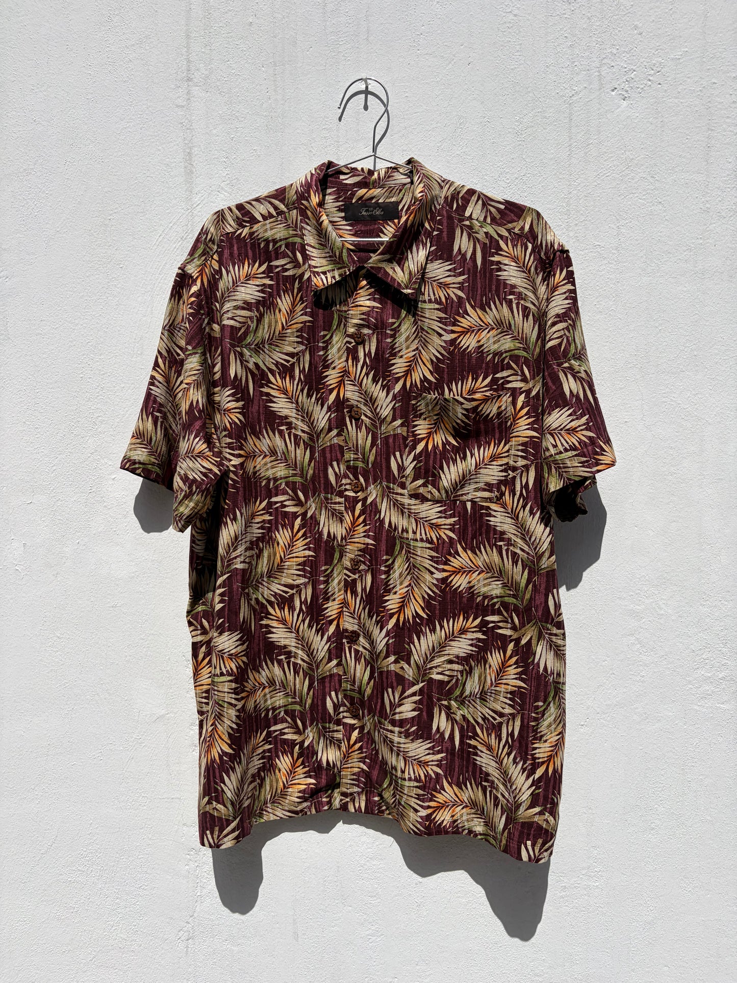 Vintage Hawaiian Silk Shirt ‘’Tasso Elba’’