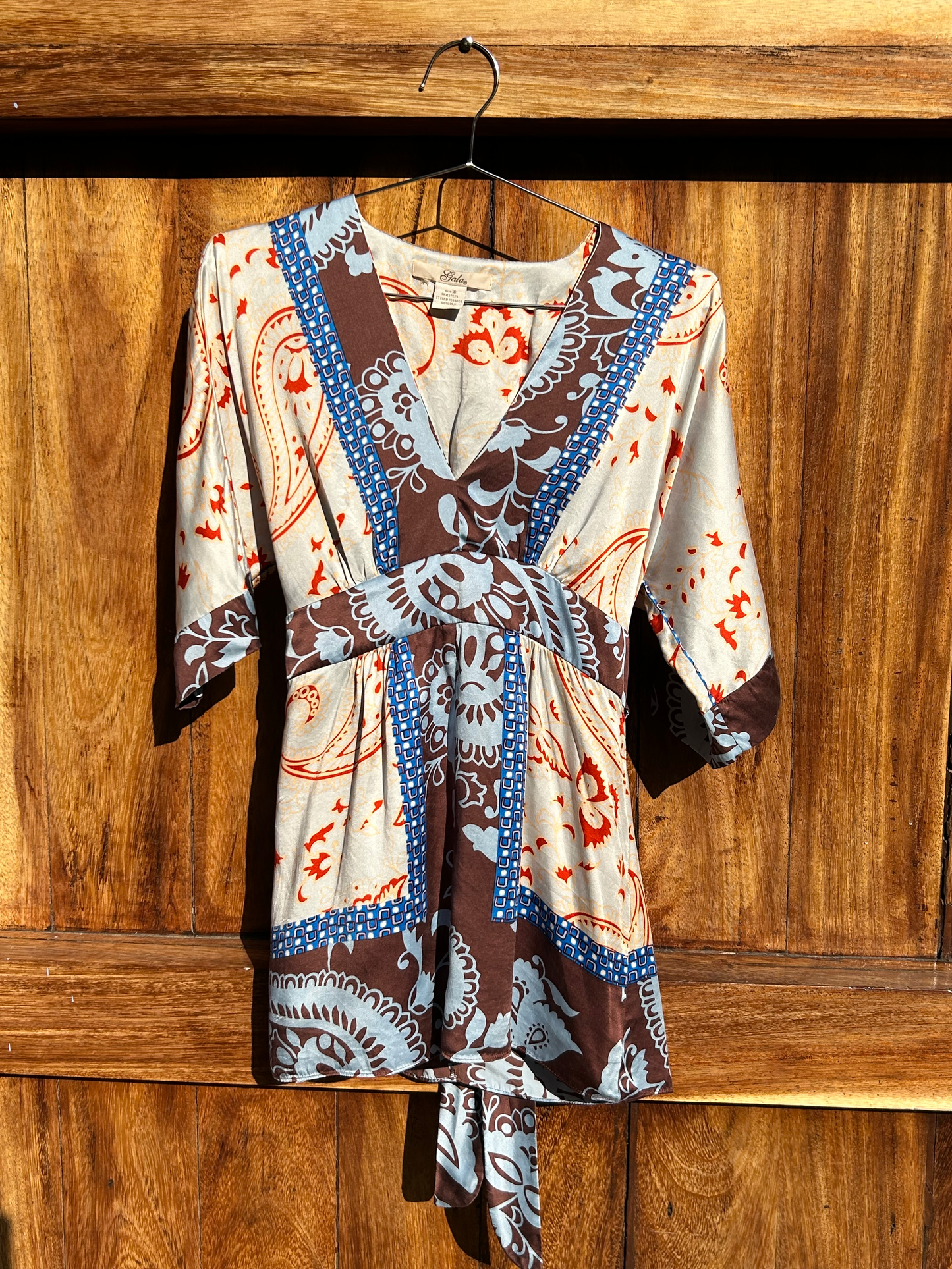 Vintage Kimono Silk Blouse ‘’Gala’’