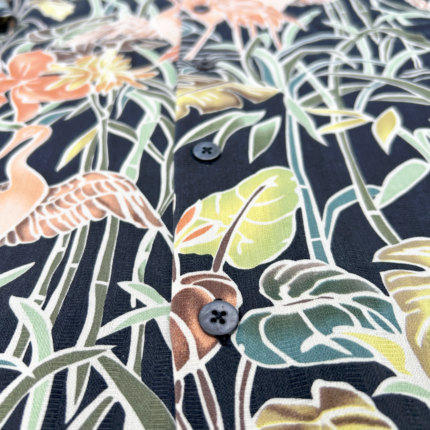 Vintage Silk Shirt ‘’Island Republic’’