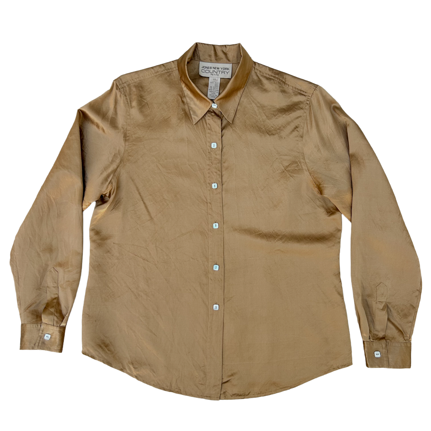 Vintage Silk Shirt ‘’Jones NY Country’’