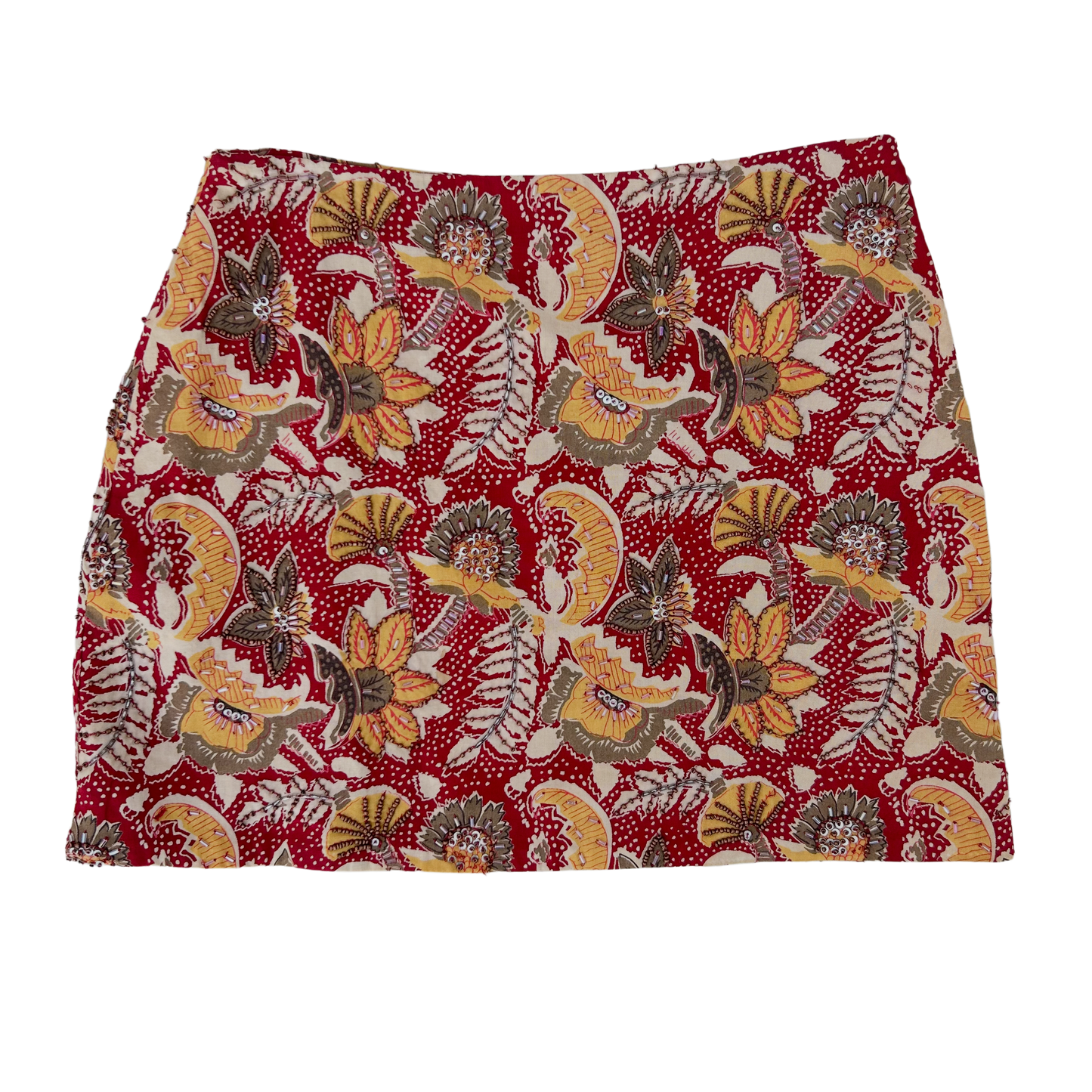 Vintage Cotton Mini Skirt ‘’Henna’’
