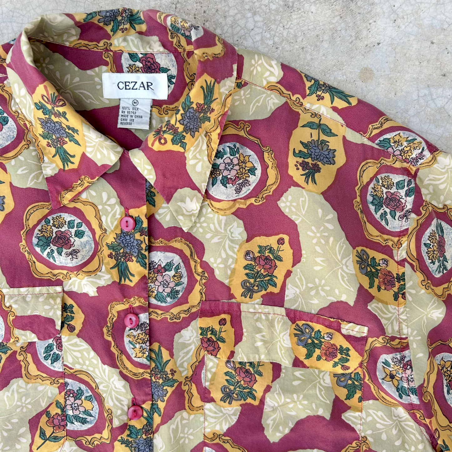 Vintage Silk Shirt ‘’Cezar’’