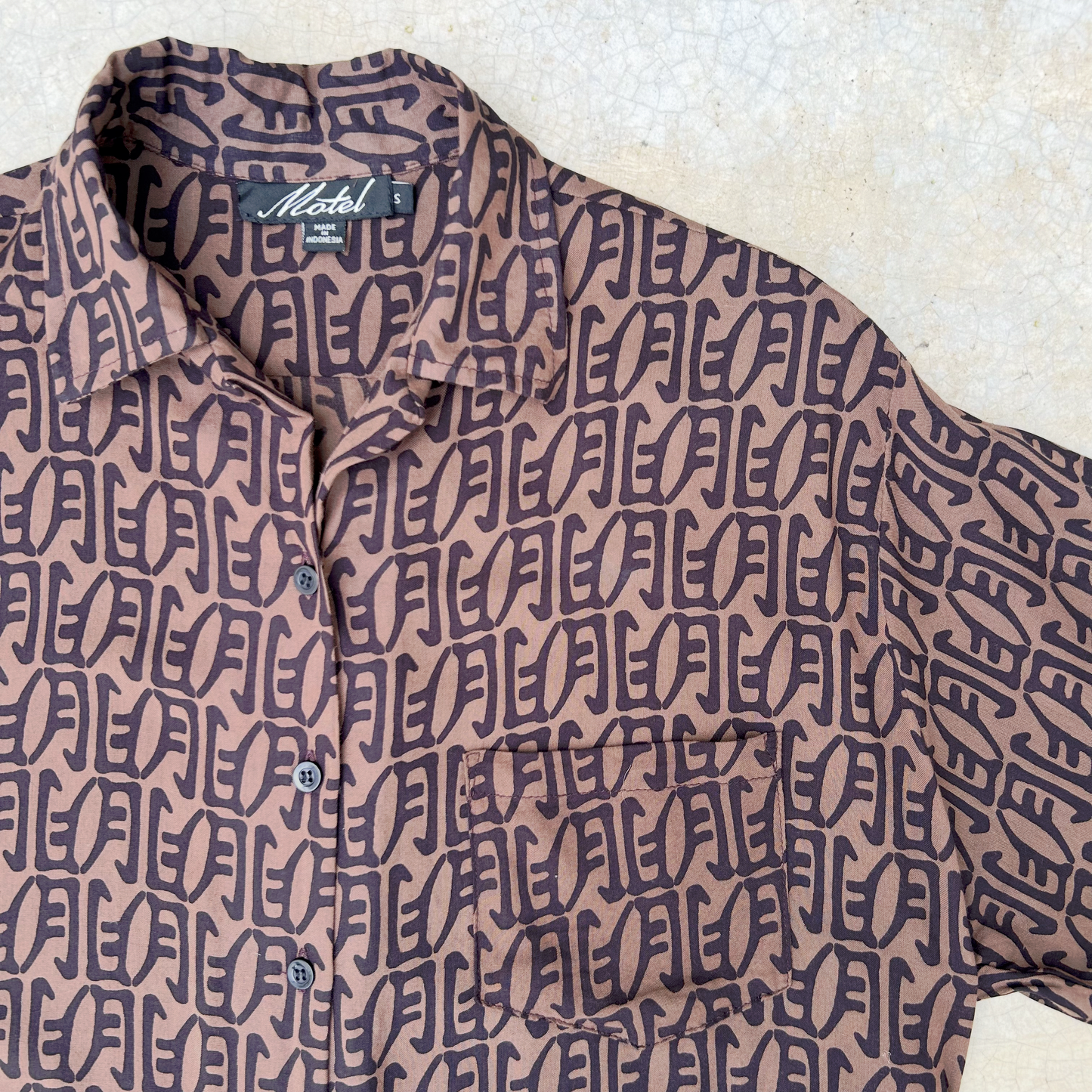 Rayon Printed Shirt ‘’Motel’’