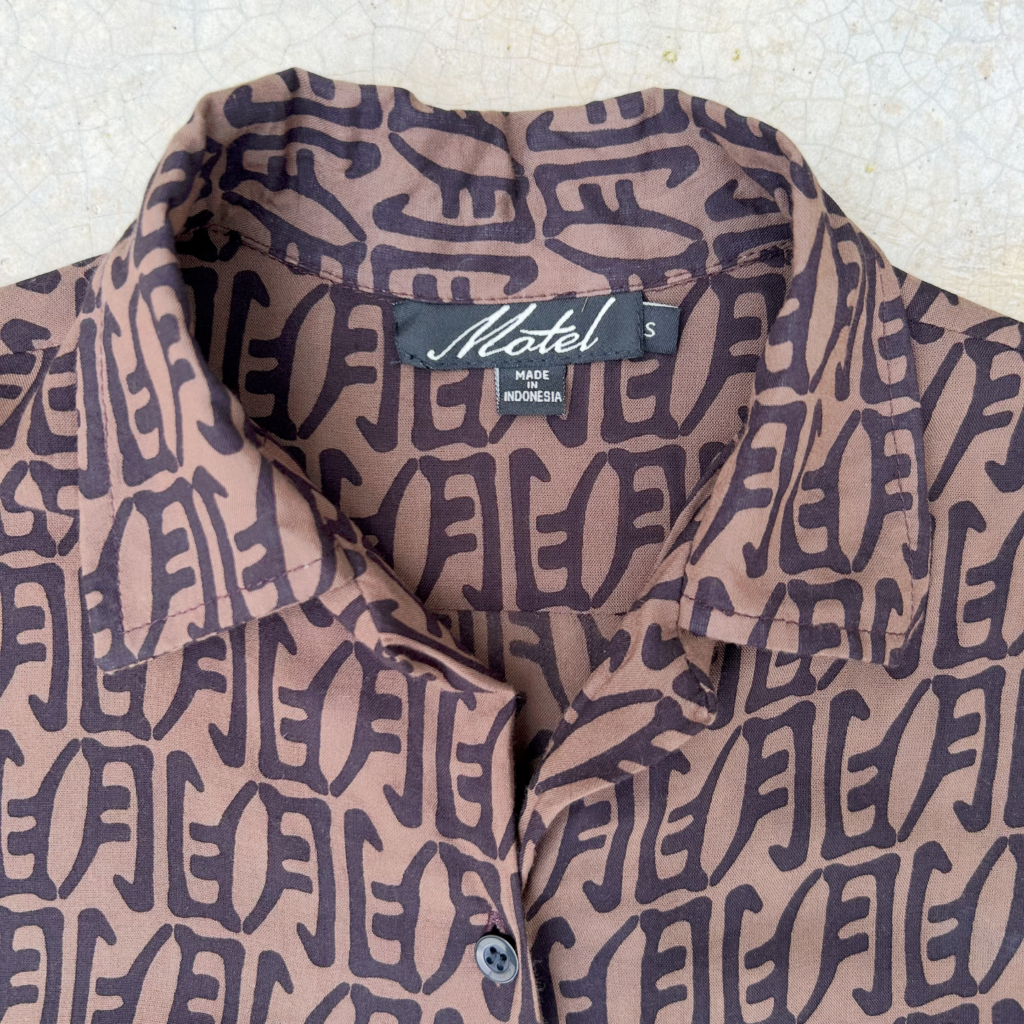Rayon Printed Shirt ‘’Motel’’