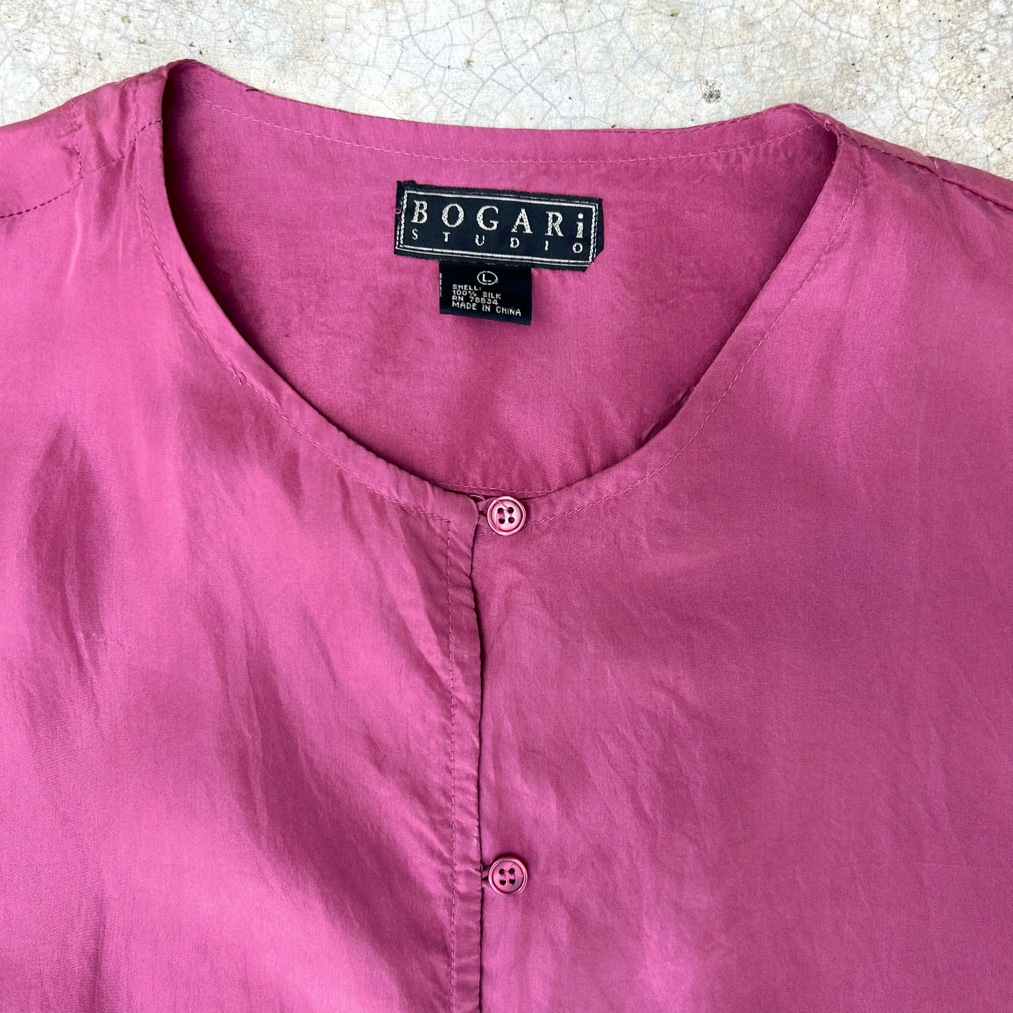 Vintage Silk Shirt ‘’Bogari Studio’’