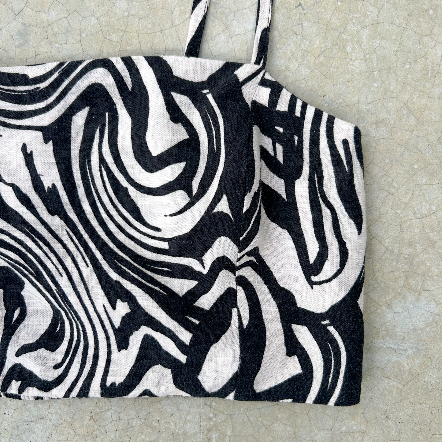 Linen Crop Top ‘’Sin Etiqueta’’