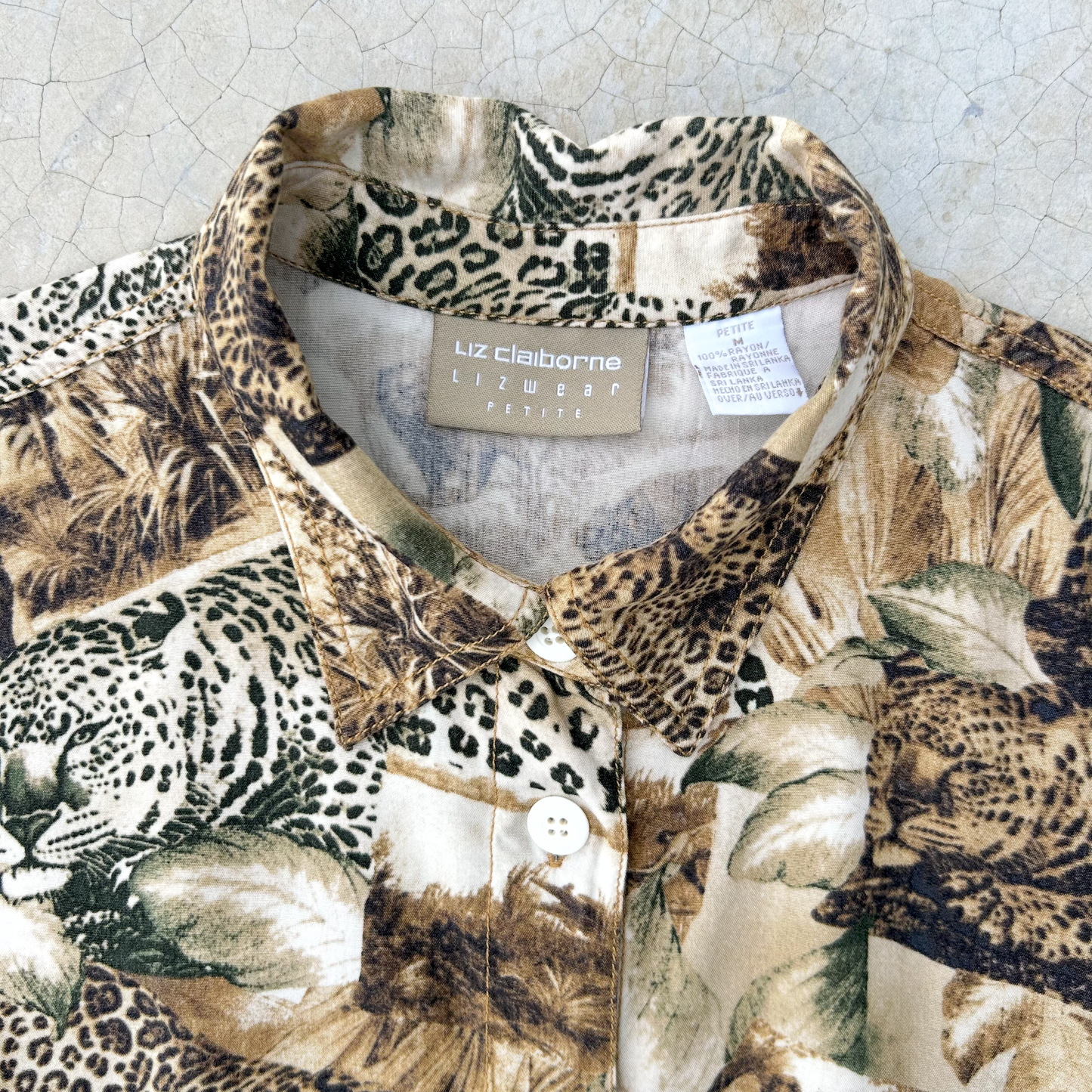 Vintage Rayon Shirt ‘’Liz Claiborne’’