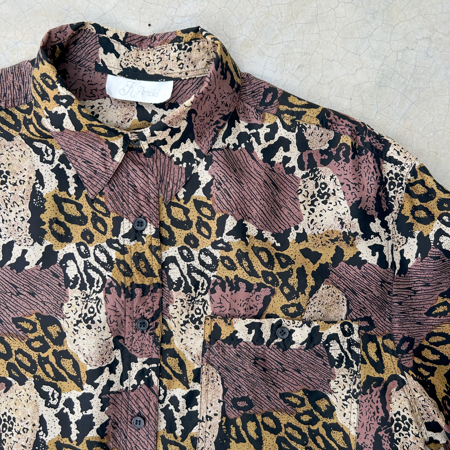 Vintage Silk Shirt ‘K Arnorld’’