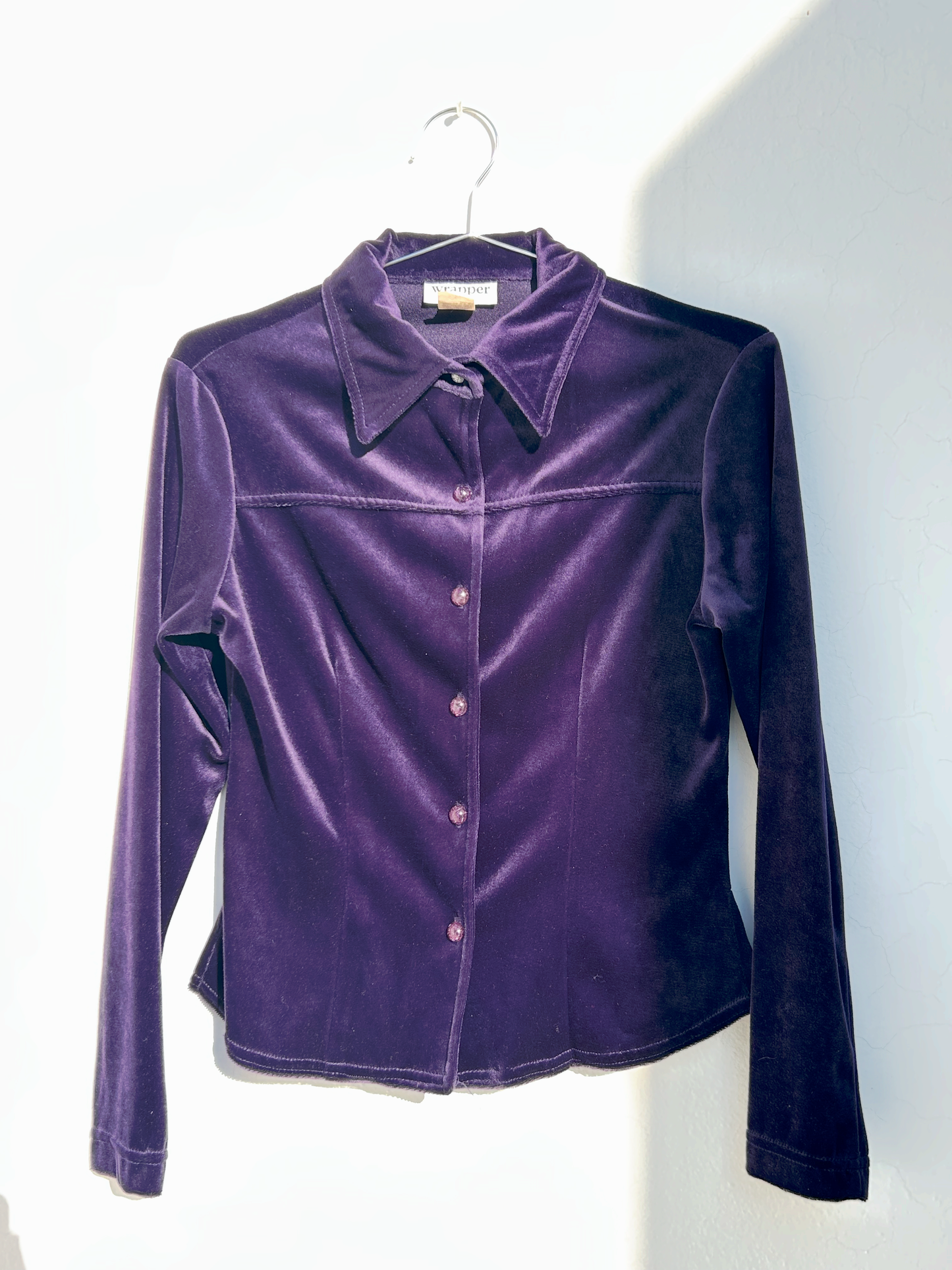 Vintage Velvet Shirt ‘’Wrapper’’
