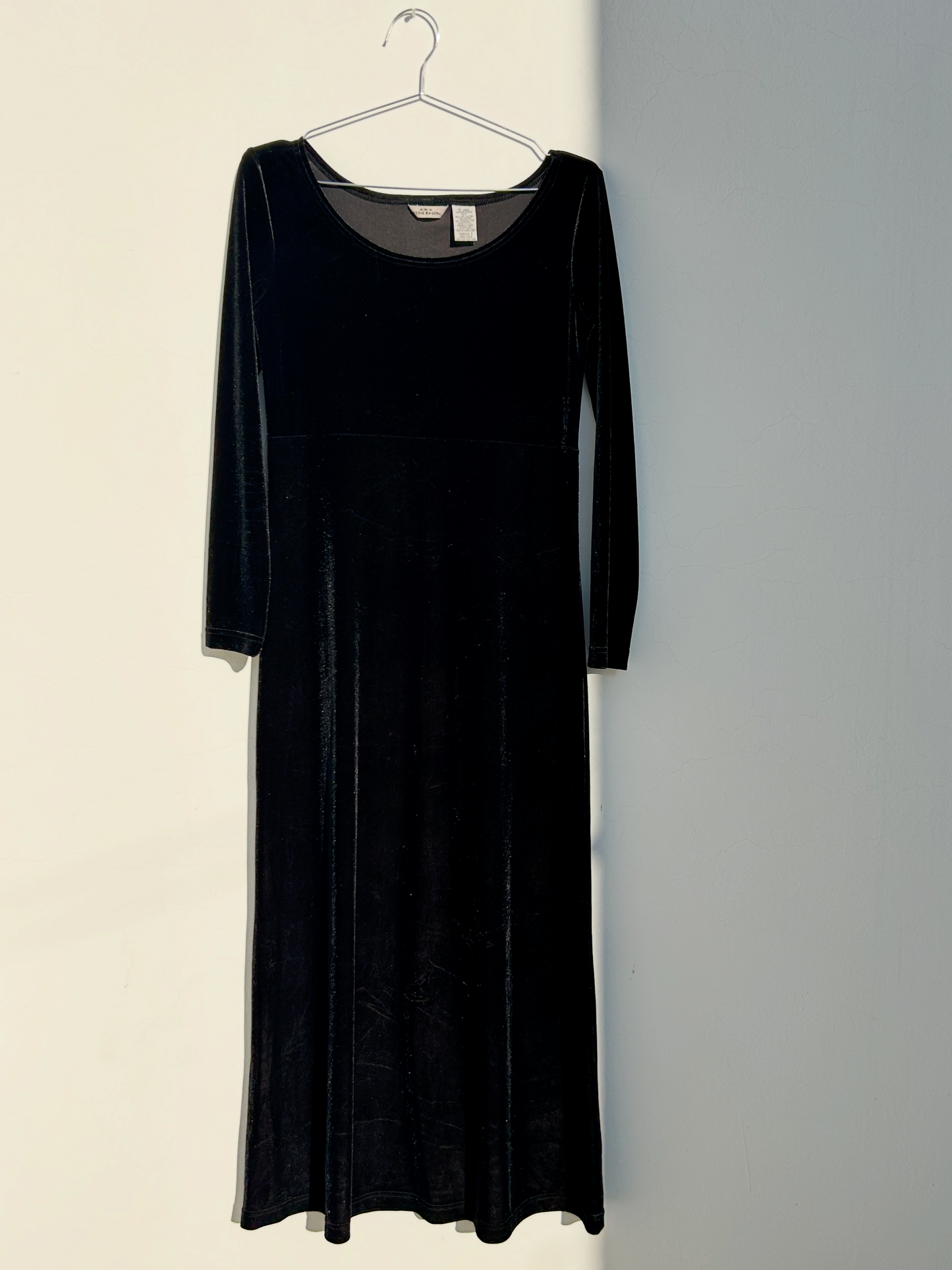 Vintage Velvet Maxi Dress ‘’Eddie Bauer’’
