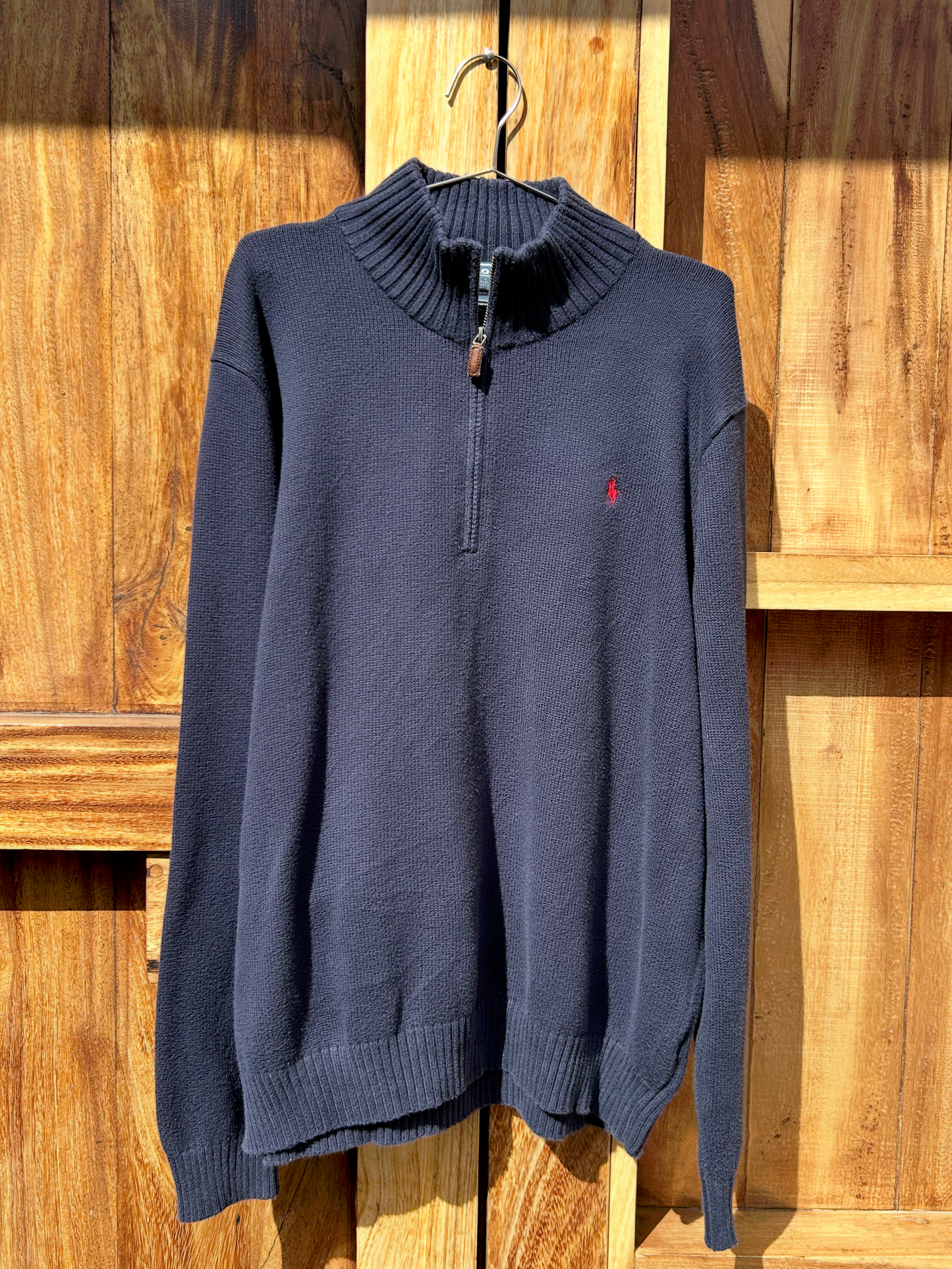 Vintage Mockneck Cotton Sweater ‘’Polo by Ralph Lauren’’