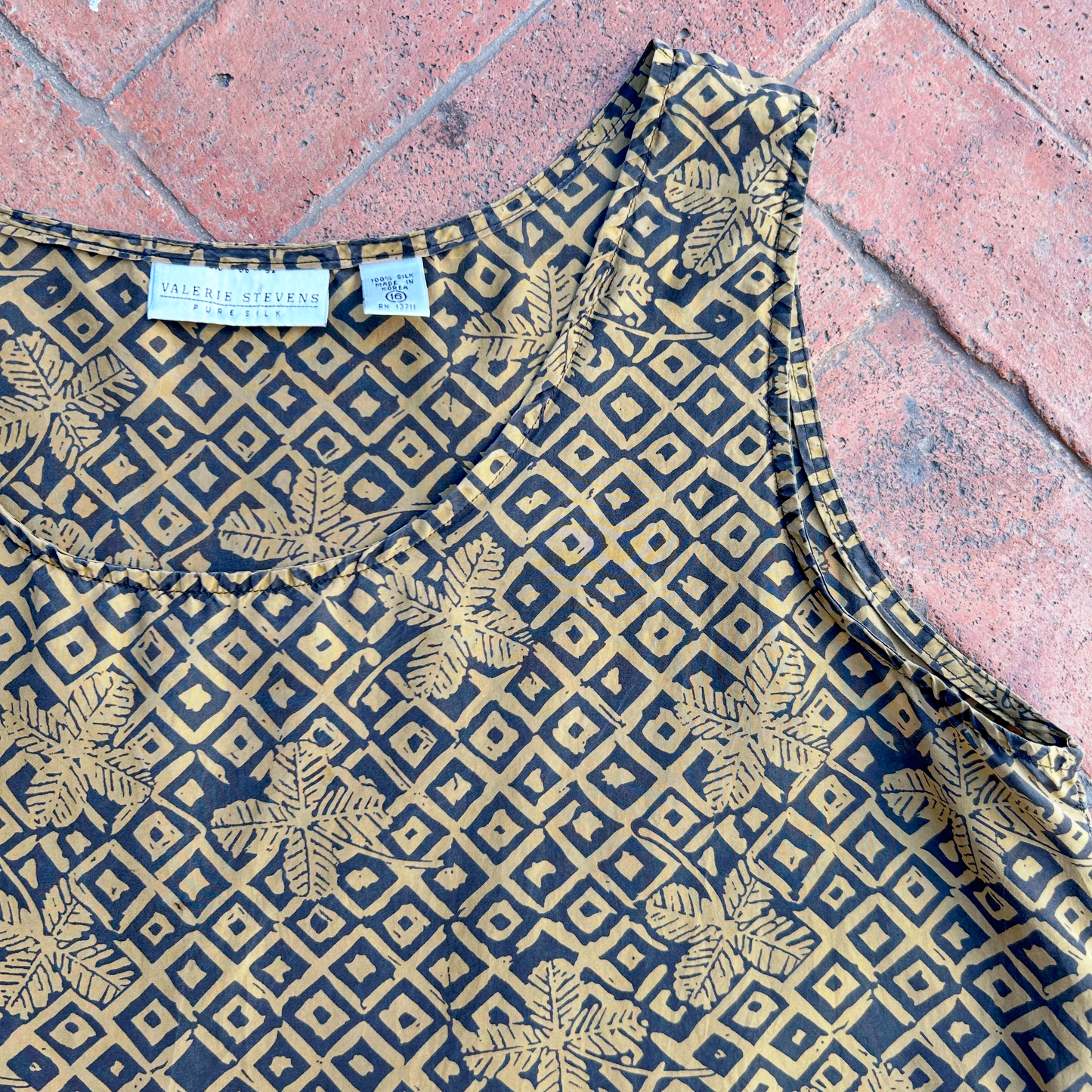 Vintage Silk Blouse ‘’Valerie Stevens’’