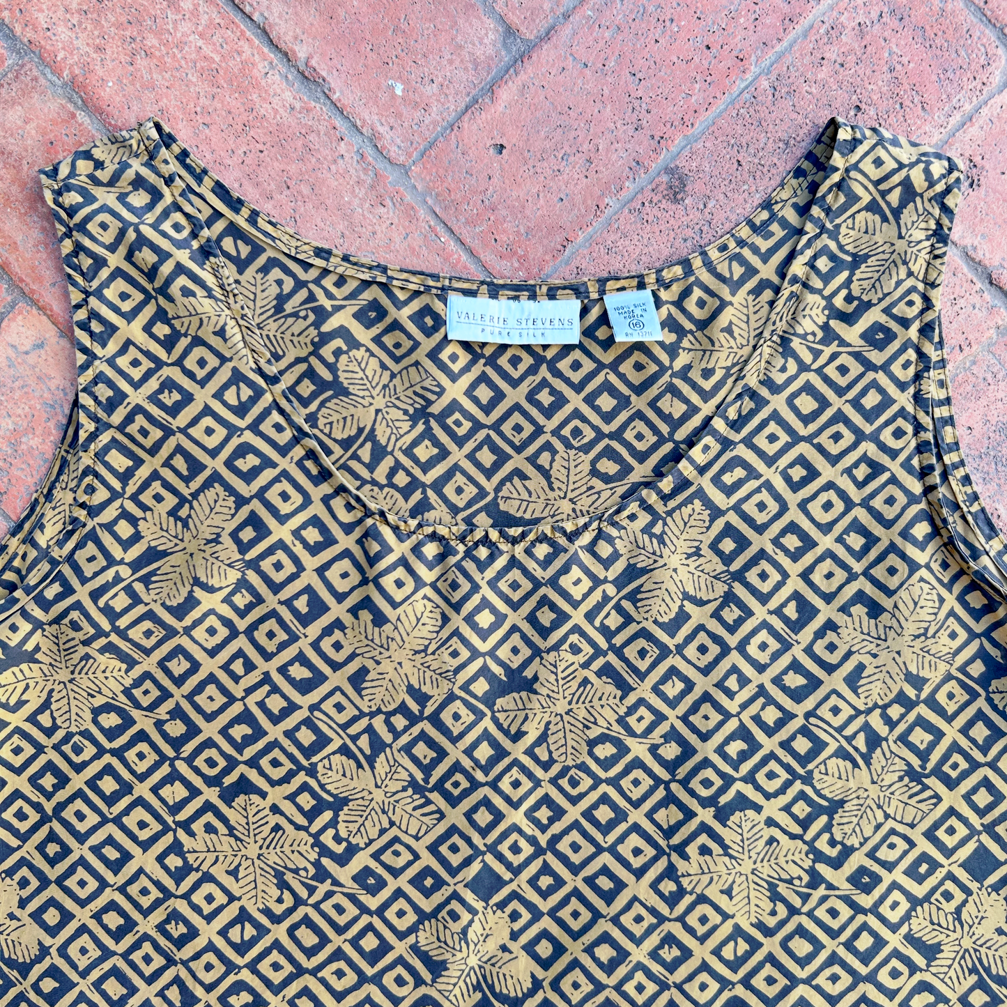 Vintage Silk Blouse ‘’Valerie Stevens’’