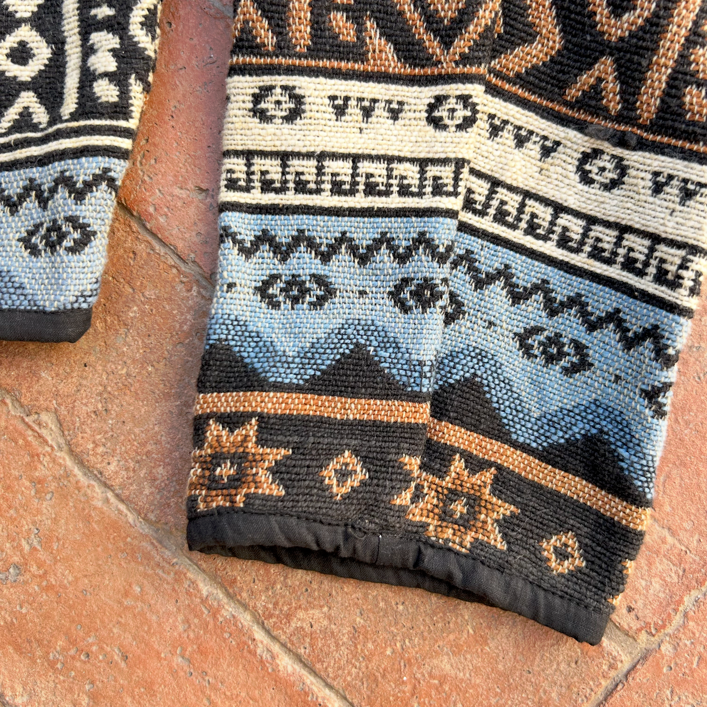 Vintage Cropped Cotton Tapestry Jacket ‘’Flashback’’