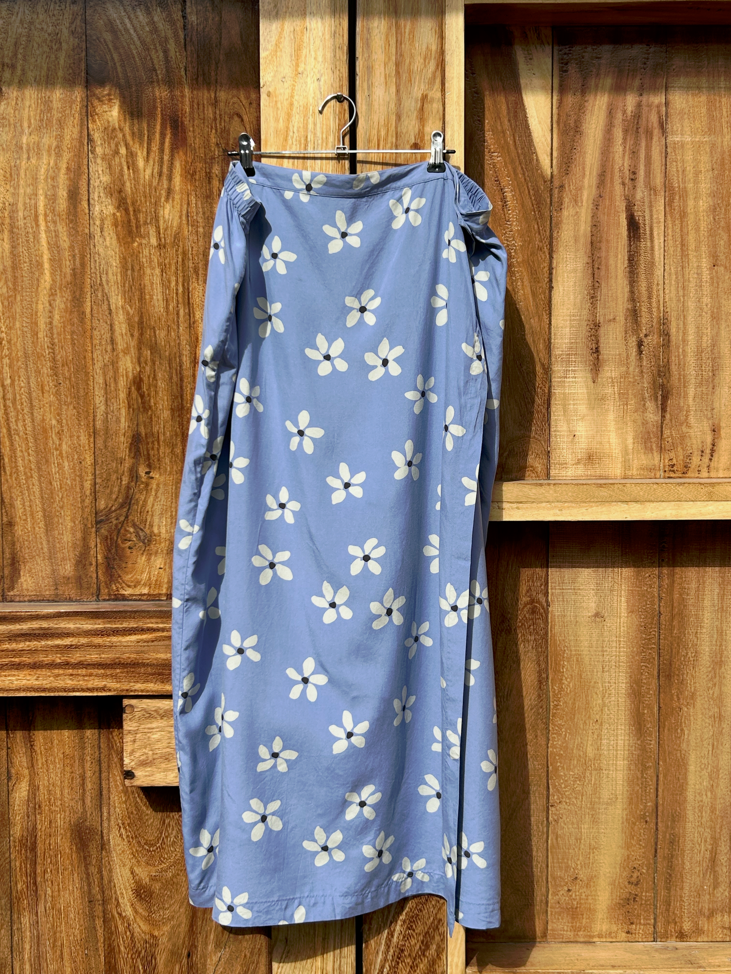 Vintage Maxi Wrap Around Silk Skirt ‘’Valerie Stevens II’’