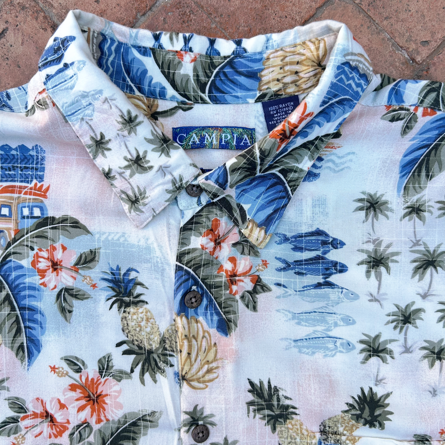 Vintage Hawaiian Shirt ‘’Campia’’