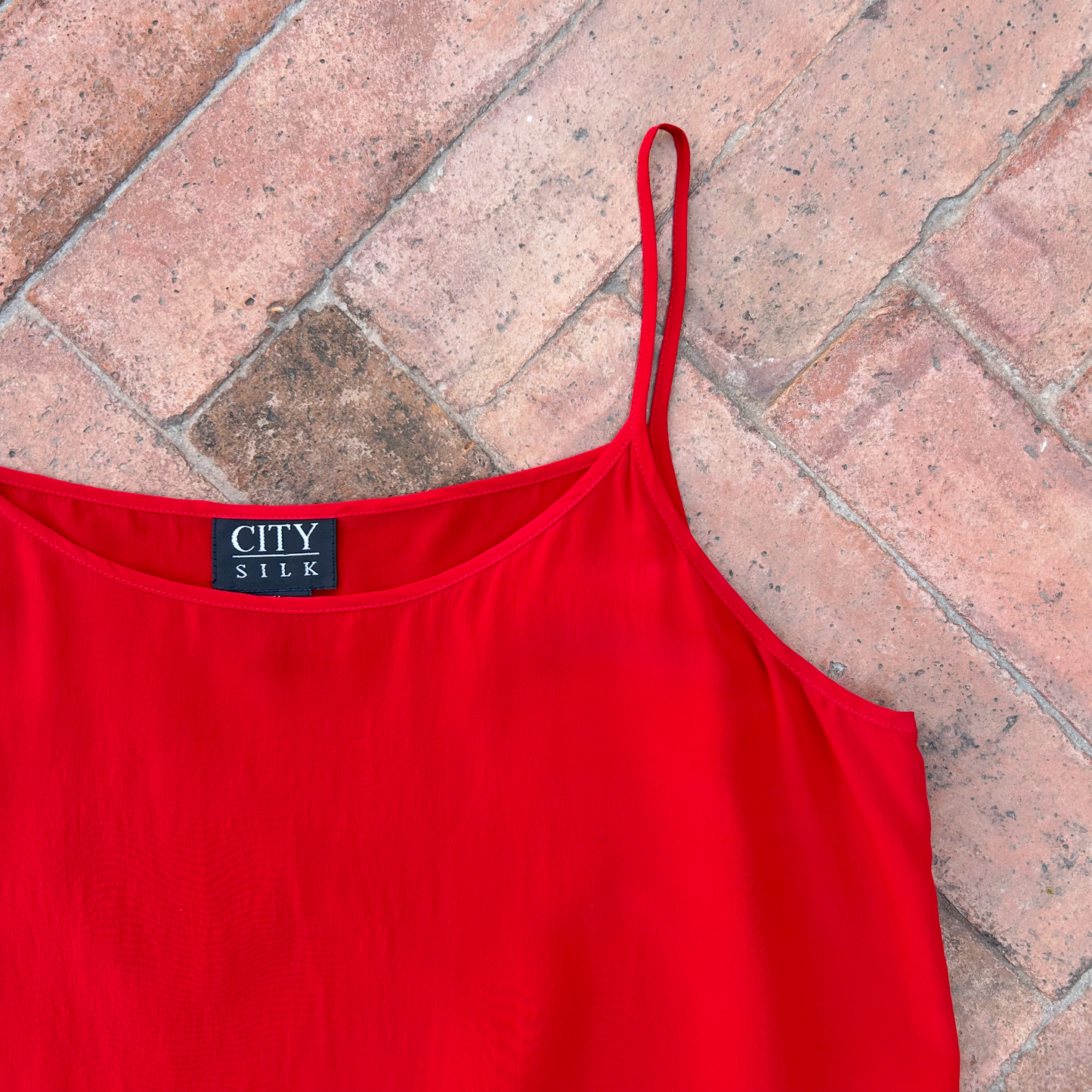 Vintage Silk Slip Top ‘’City Silk’’