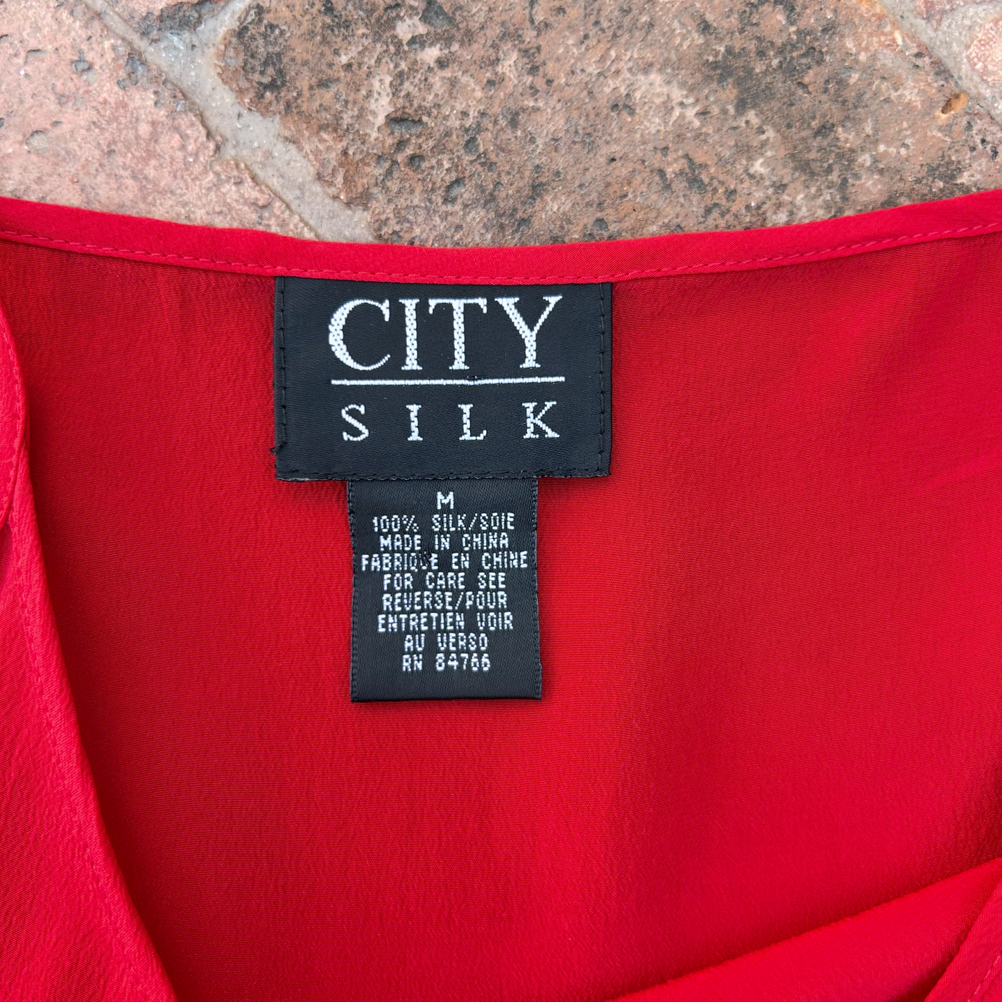 Vintage Silk Slip Top ‘’City Silk’’