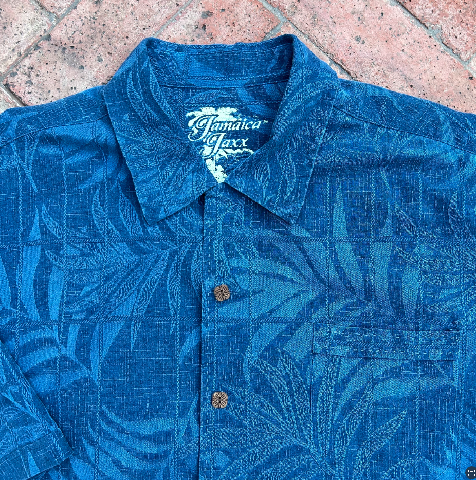 Vintage Hawaiian Silk Shirt ‘’Jamaica Jaxx’’