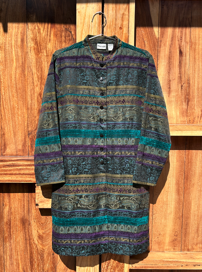 Vintage Jacquard Blend Jacket ‘’Chico’s’’