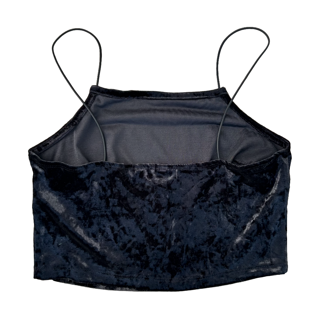 Velvet Crop Top ‘’Wild Fable’’
