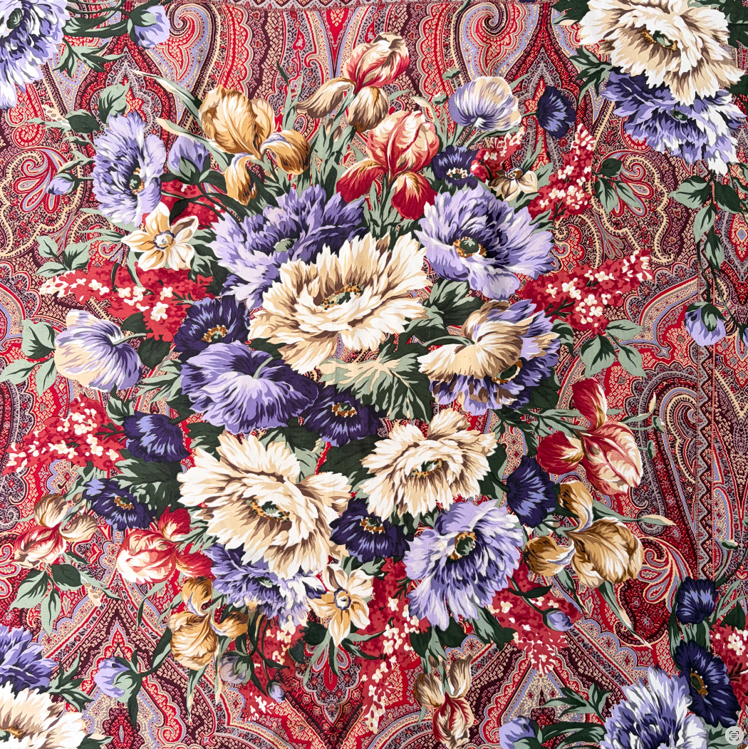 Vintage Silk Scarf ‘’Echo’’