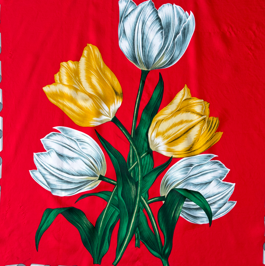 Vintage Silk Scarf ‘’Perry Ellis’’