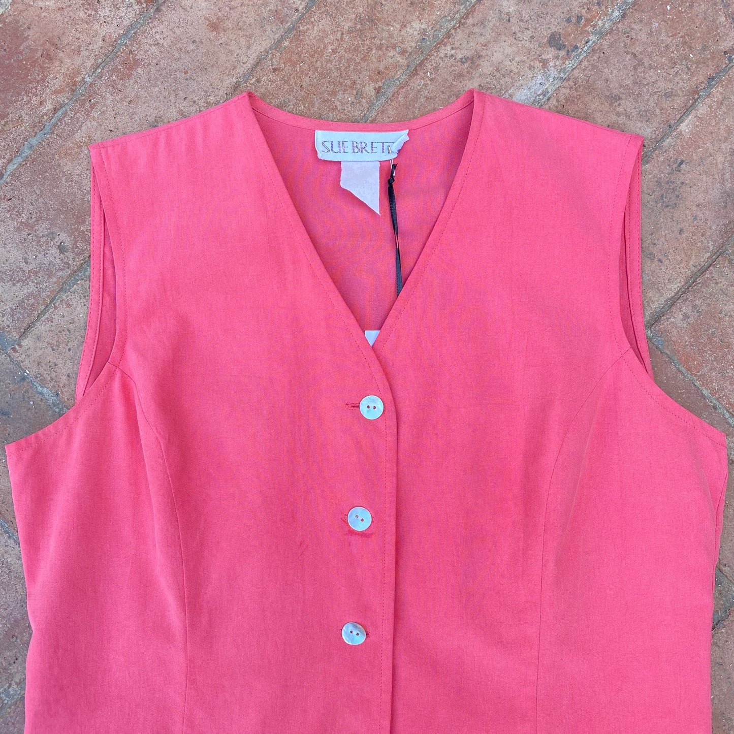 Vintage 90’s Silk Vest ‘’Sue Brett’’