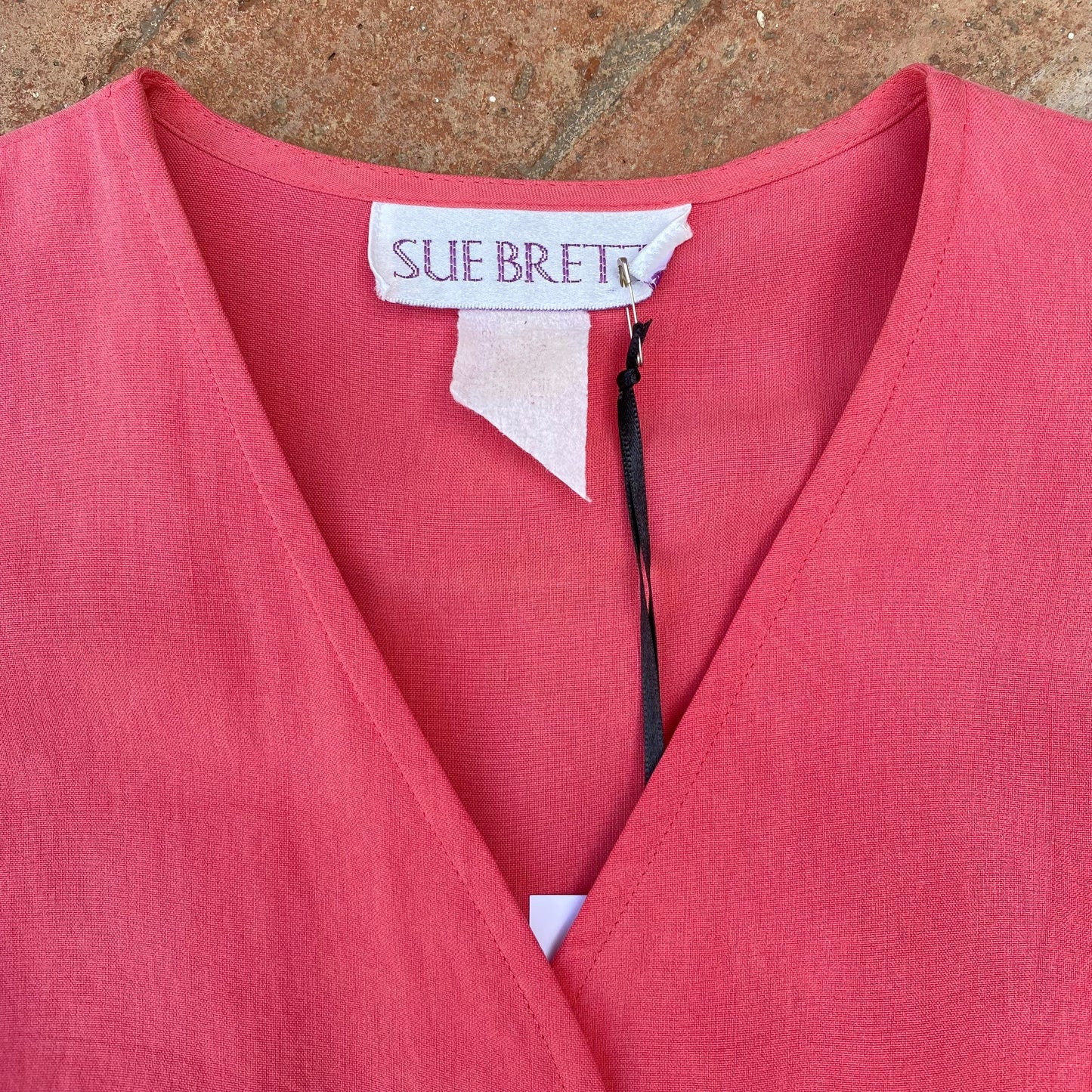 Vintage 90’s Silk Vest ‘’Sue Brett’’