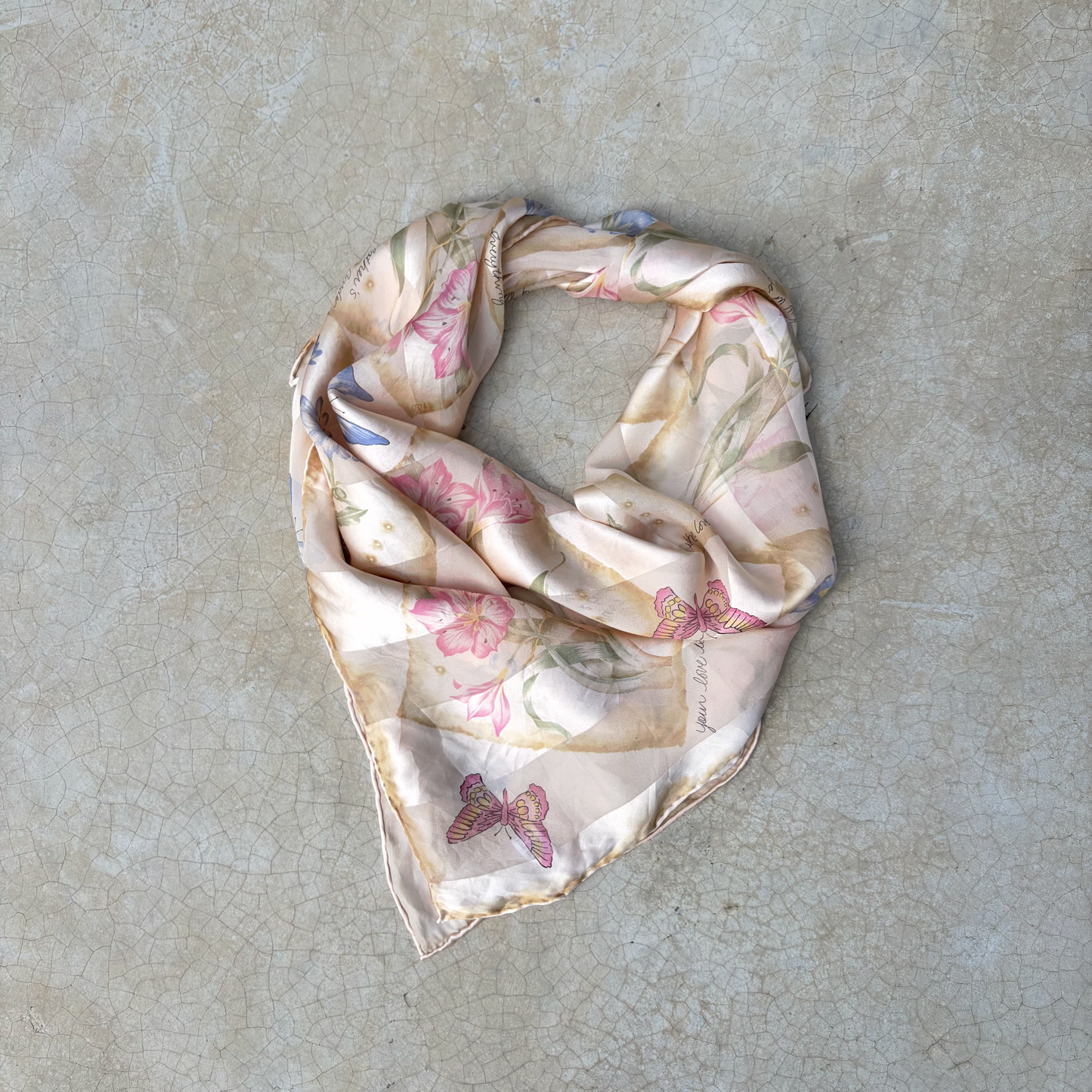 Vintage Silk Scarf ‘’The Specialty House’’