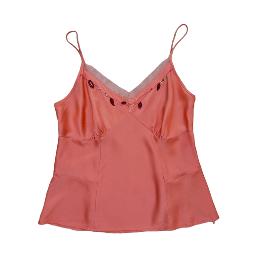Vintage Silk Slip Top ‘’Uniform John Paul Richard’’