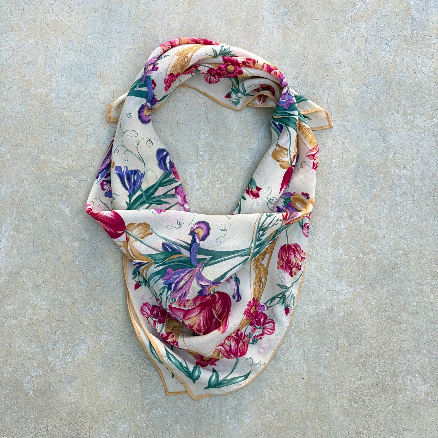 Vintage Silk Scarf ‘’Liz Claiborne’’