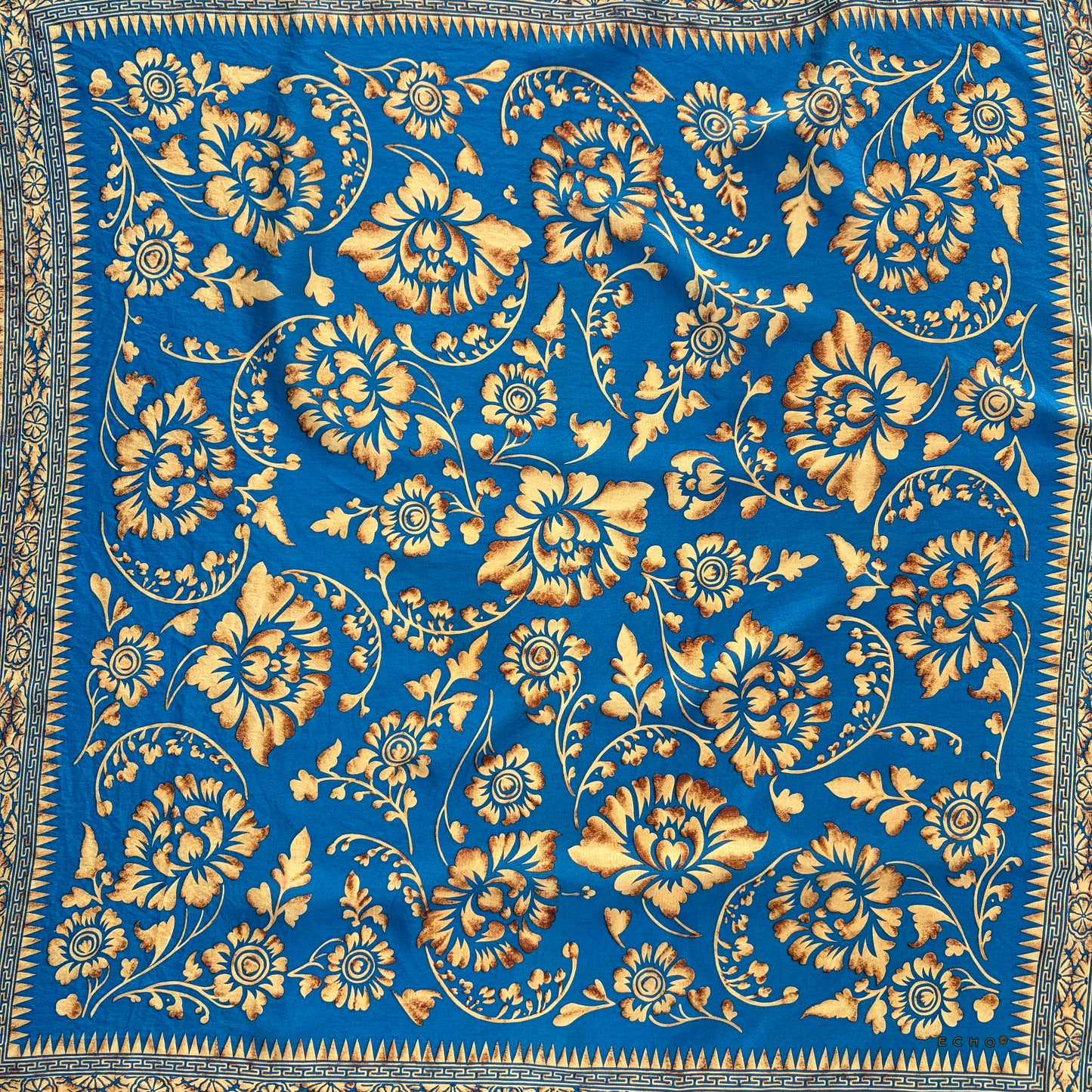 Vintage Silk Scarf ‘’Echo’’