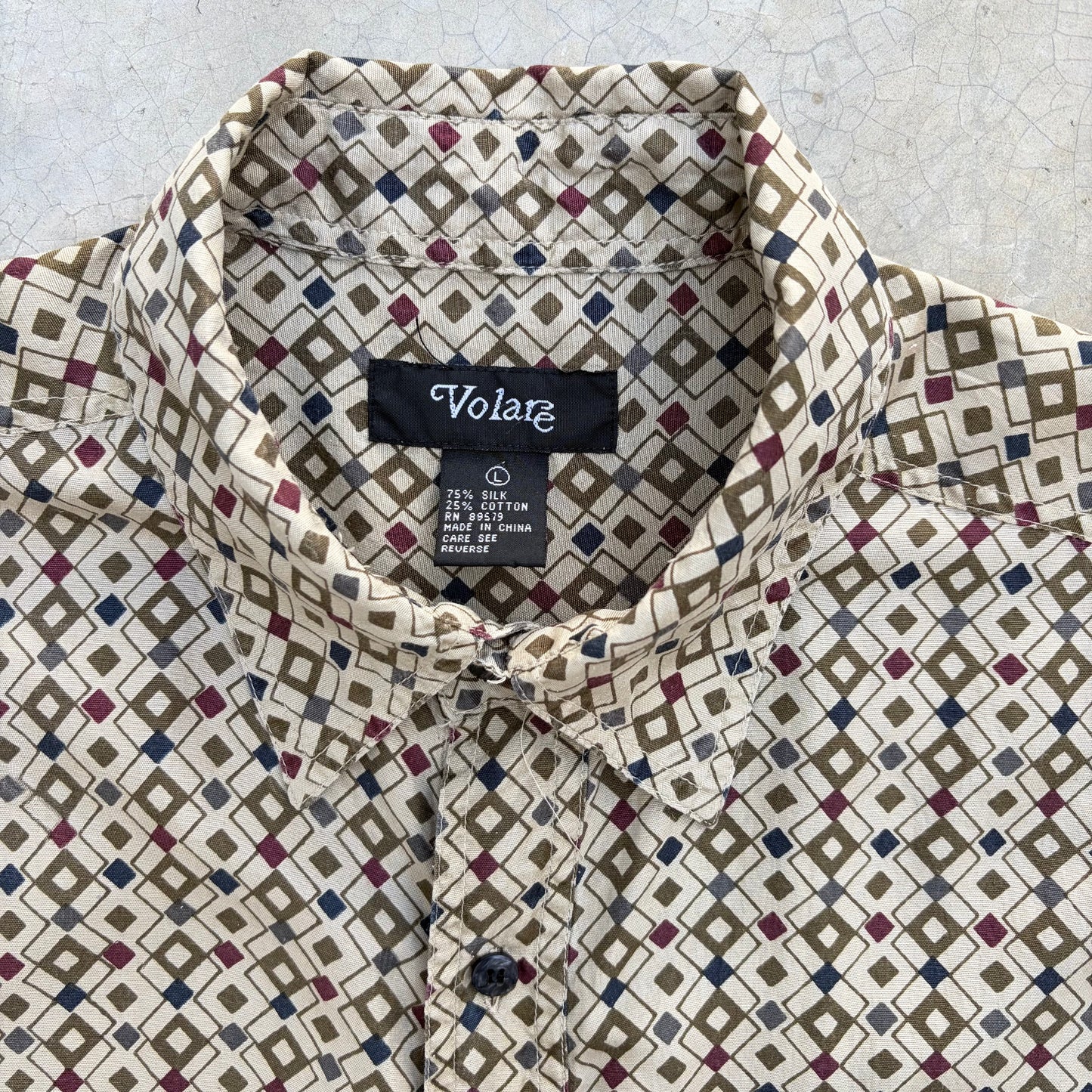 Vintage Silk Blend Shirt ‘’Volare’’