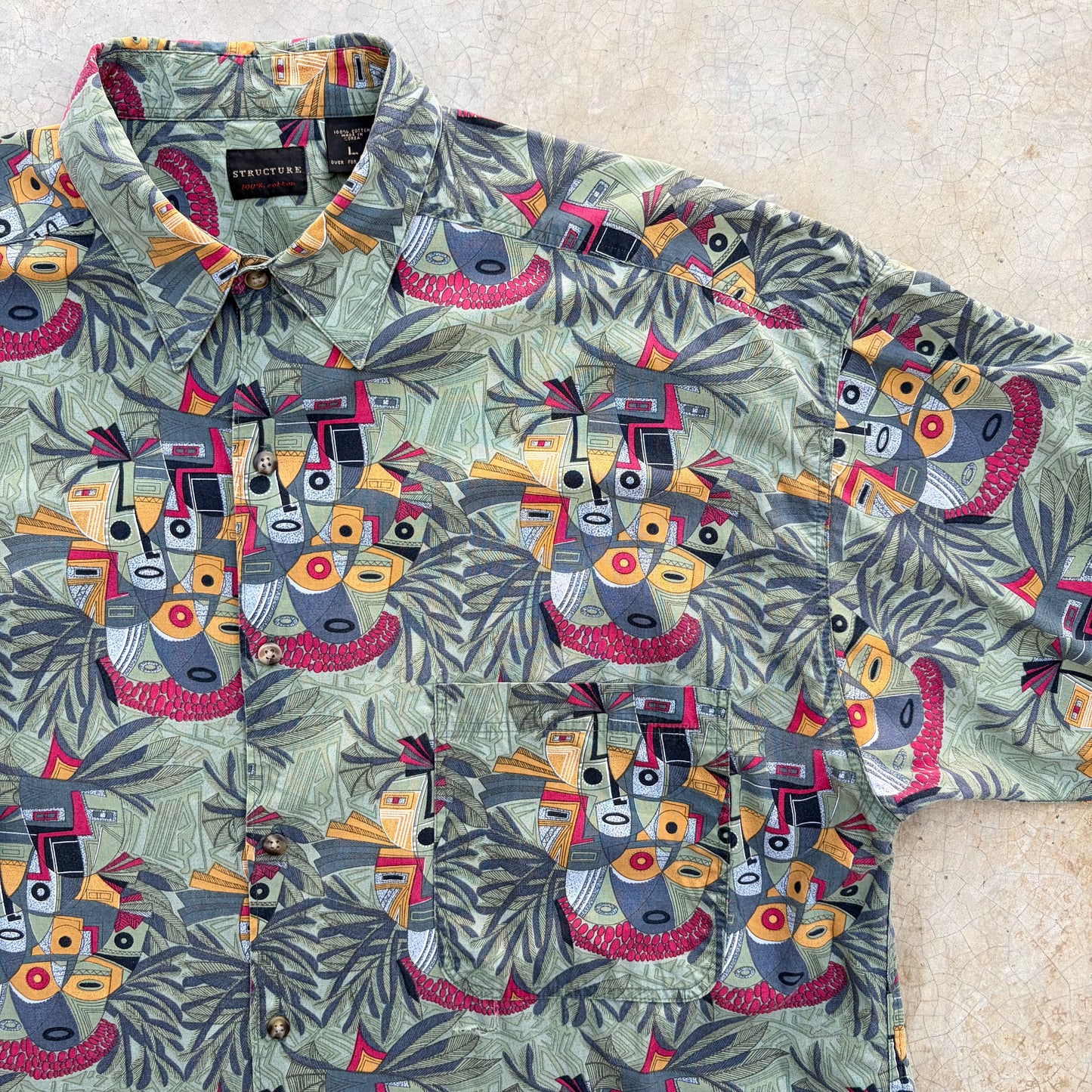 Vintage Cotton Shirt ‘’Structure’’