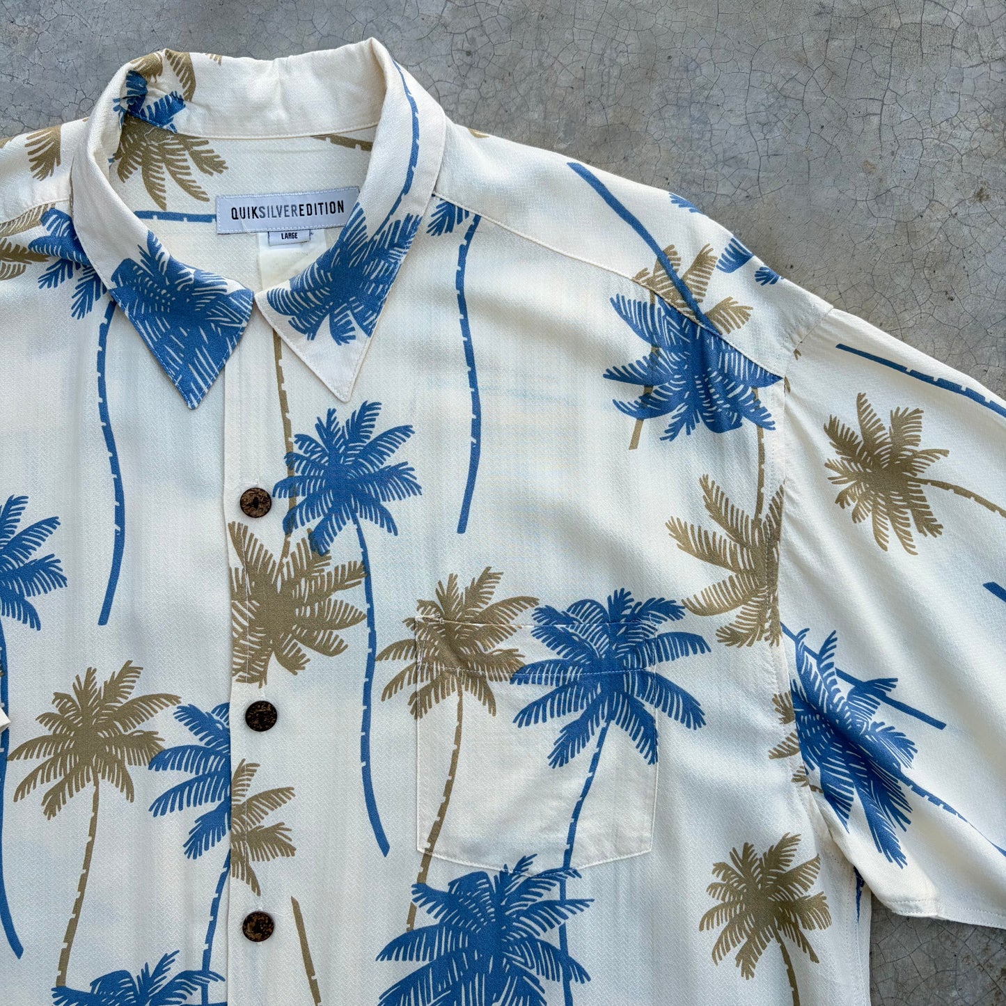 Hawaiian Silk Shirt ‘’Quicksilver Edition’’