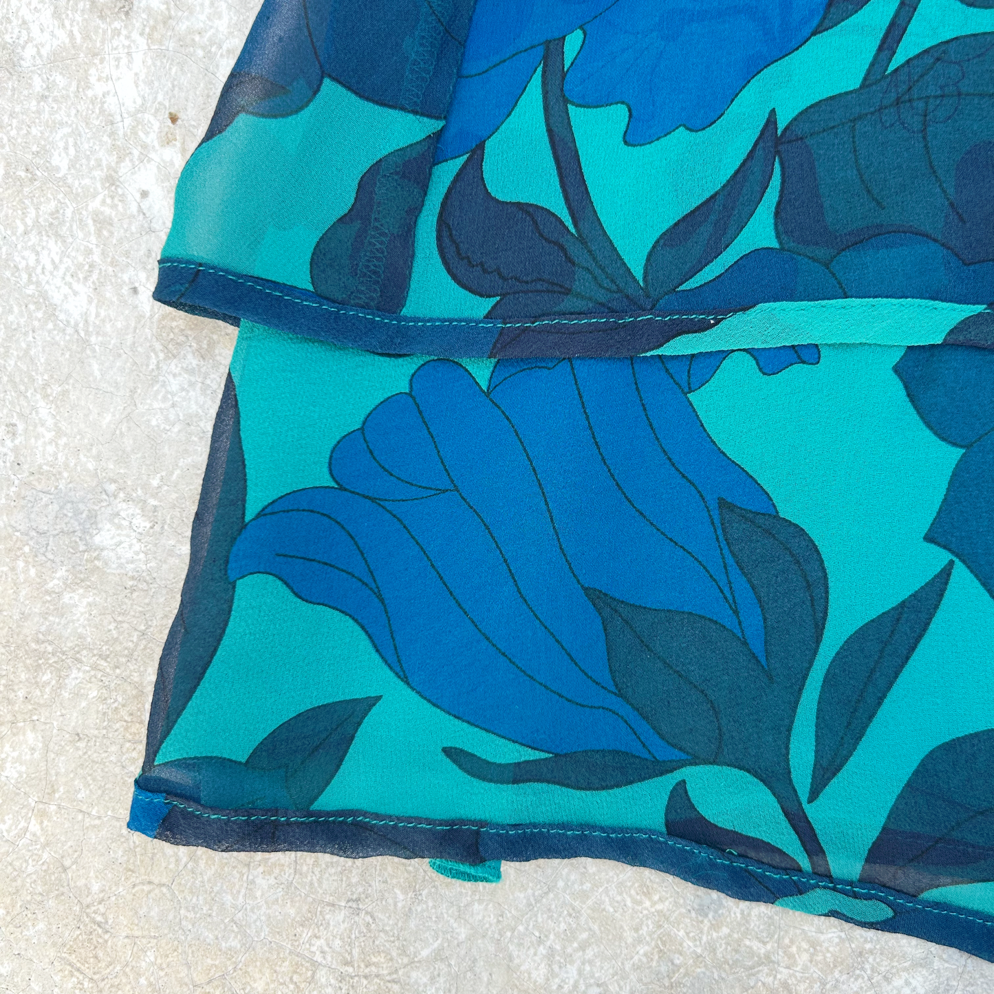 Vintage Tiered Silk Mini Skirt ‘’Lux’’