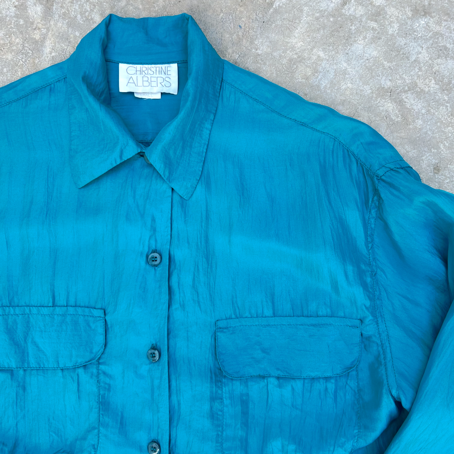 Vintage Silk Shirt ‘’Christine Albers’’