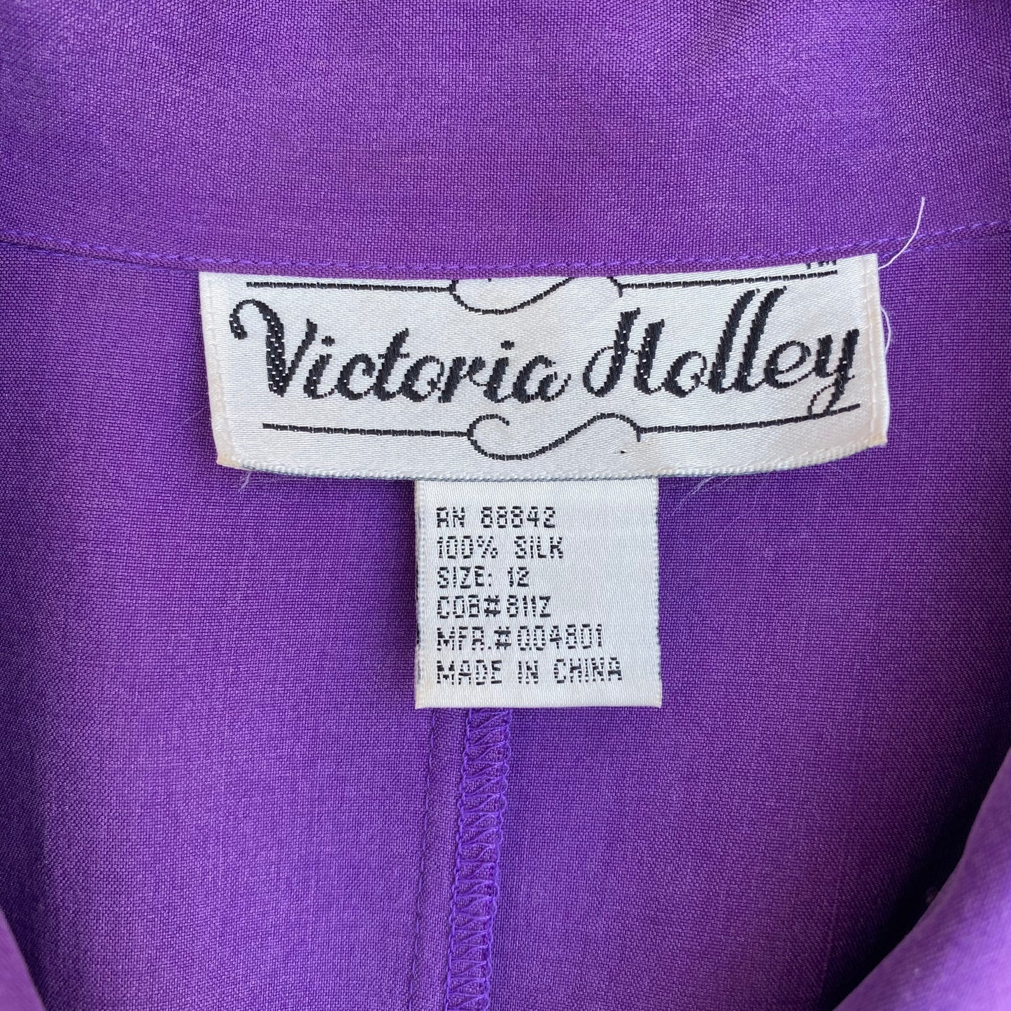 Vintage Silk Blazer ‘’Victoria Holley’’