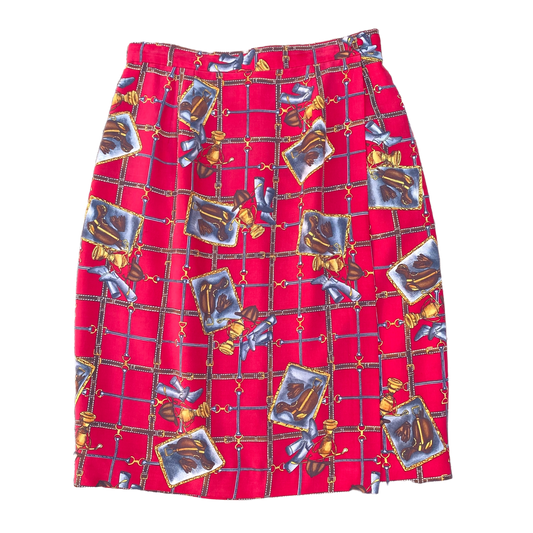 Vintage Pencil Silk Skirt ‘’Avery Quinn Design’’