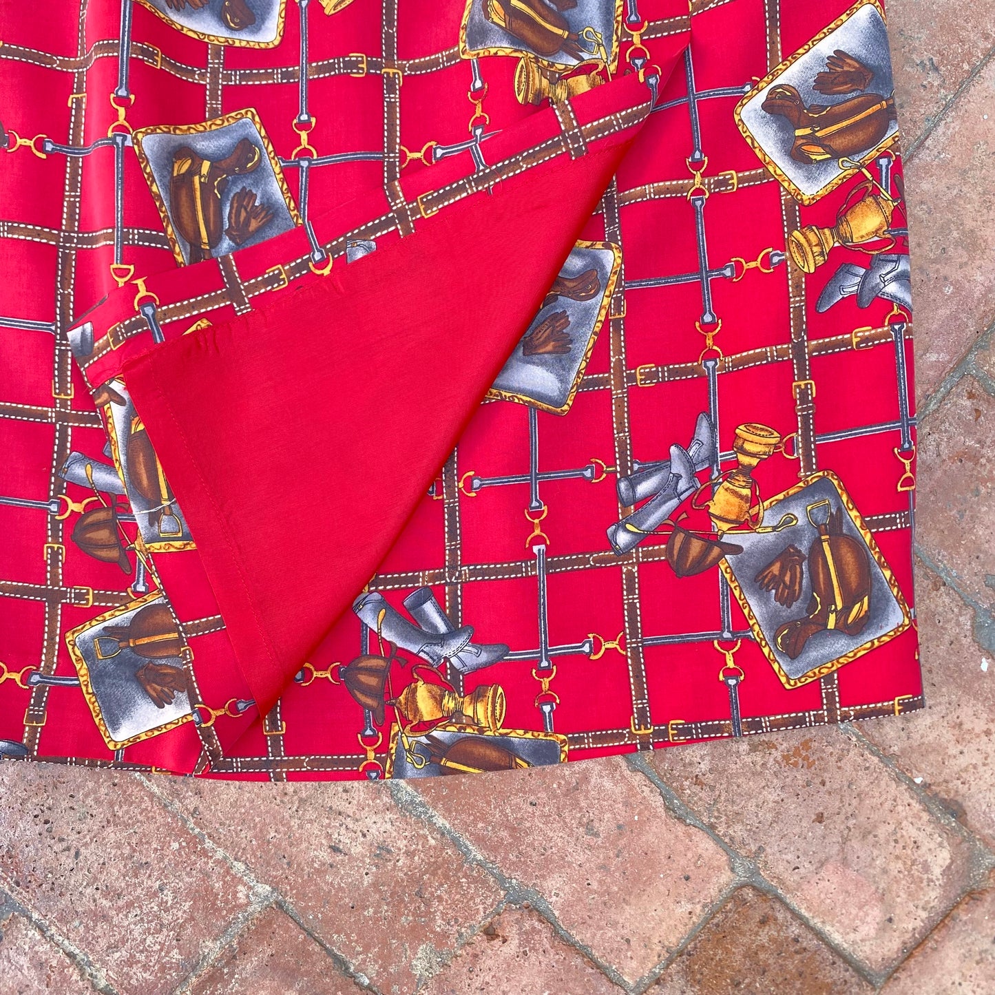 Vintage Pencil Silk Skirt ‘’Avery Quinn Design’’